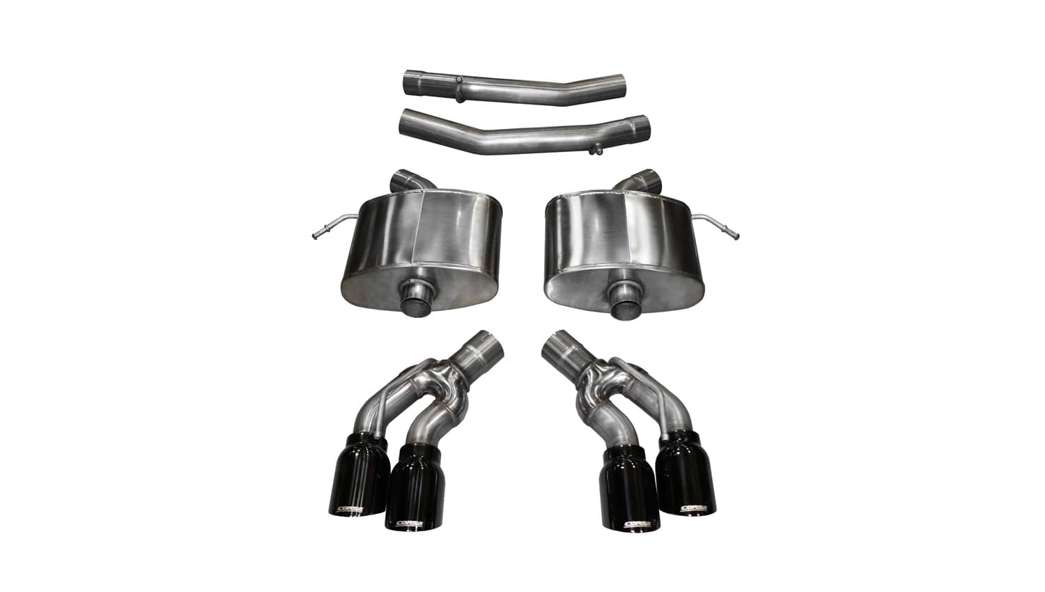 Corsa Performance - 14357BLK - Exhaust System Kit