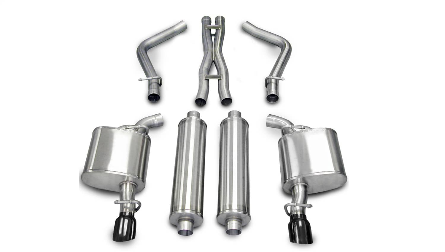 Corsa Performance - 14439BLK - Exhaust System Kit