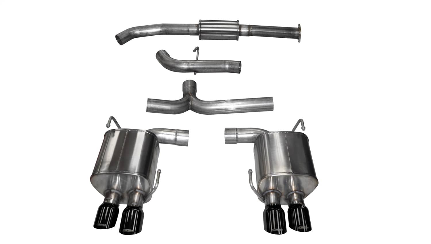 Corsa Performance - 14857BLK - Exhaust System Kit