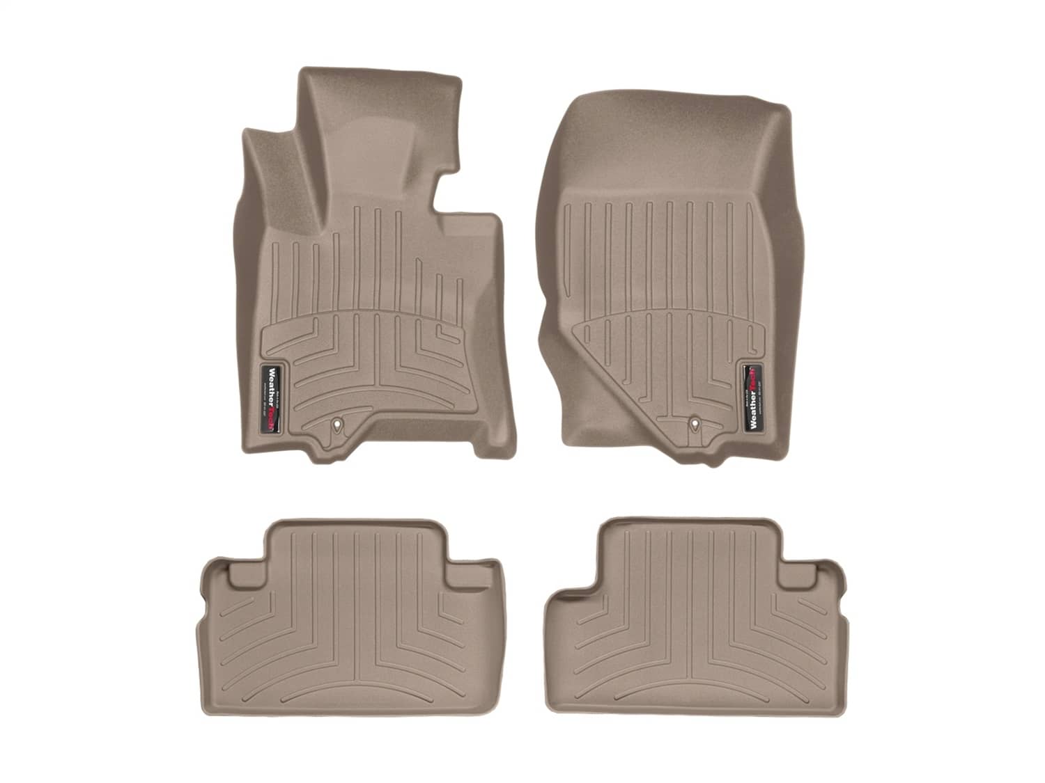 Weathertech - 458681-451552 - Front and Rear - Floor Mat Set