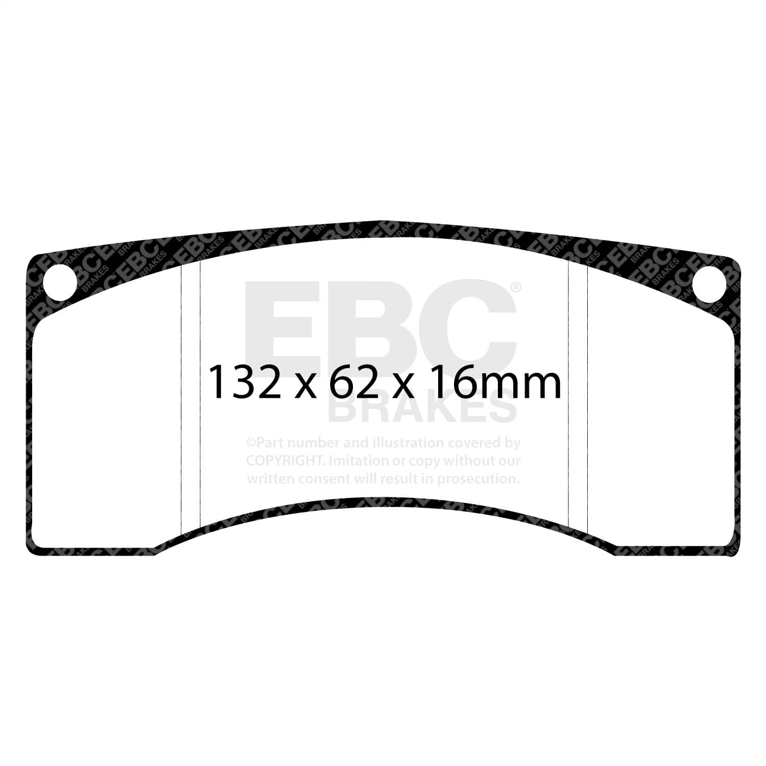 EBC Brakes - DP3016C - Disc Brake Pad