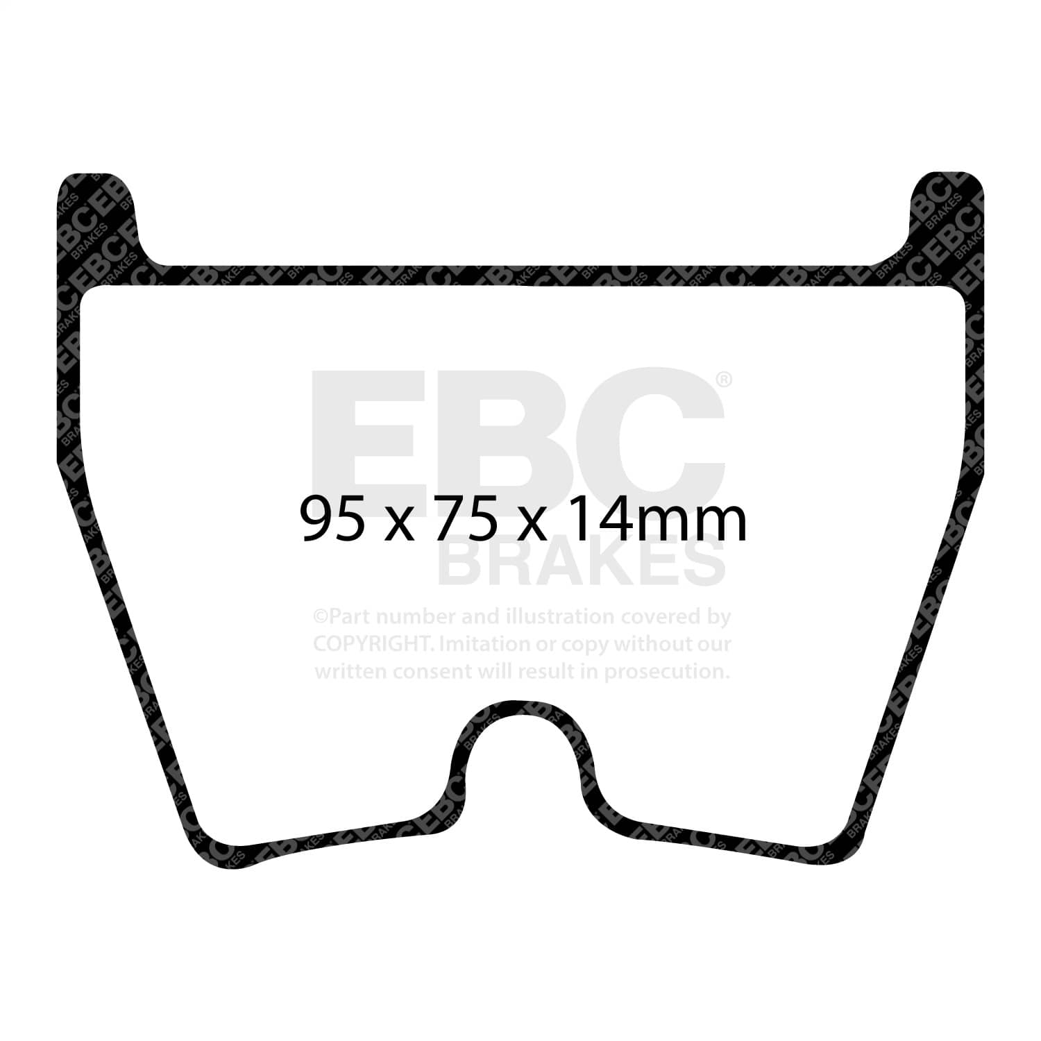 EBC Brakes - DP41513R - Disc Brake Pad