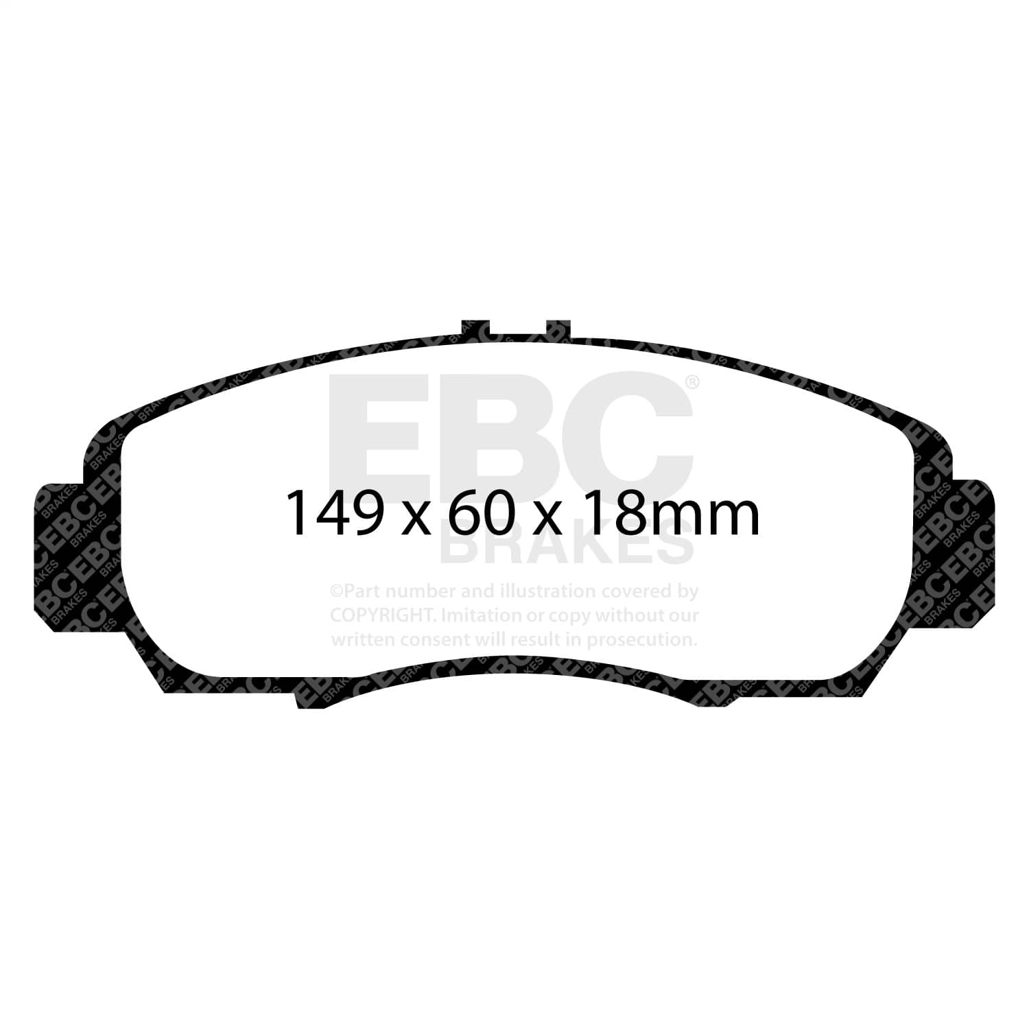 EBC Brakes - DP31610C - Disc Brake Pad