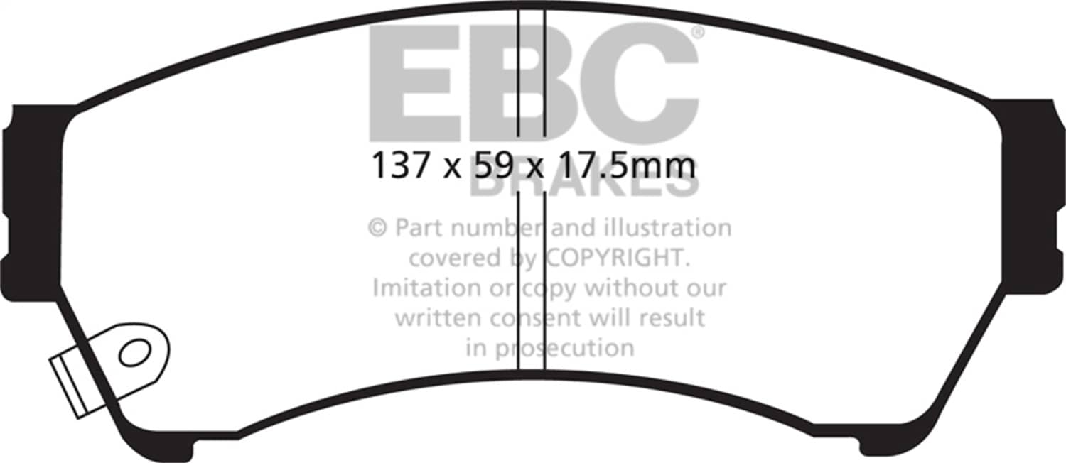 EBC Brakes - DP31765C - Disc Brake Pad