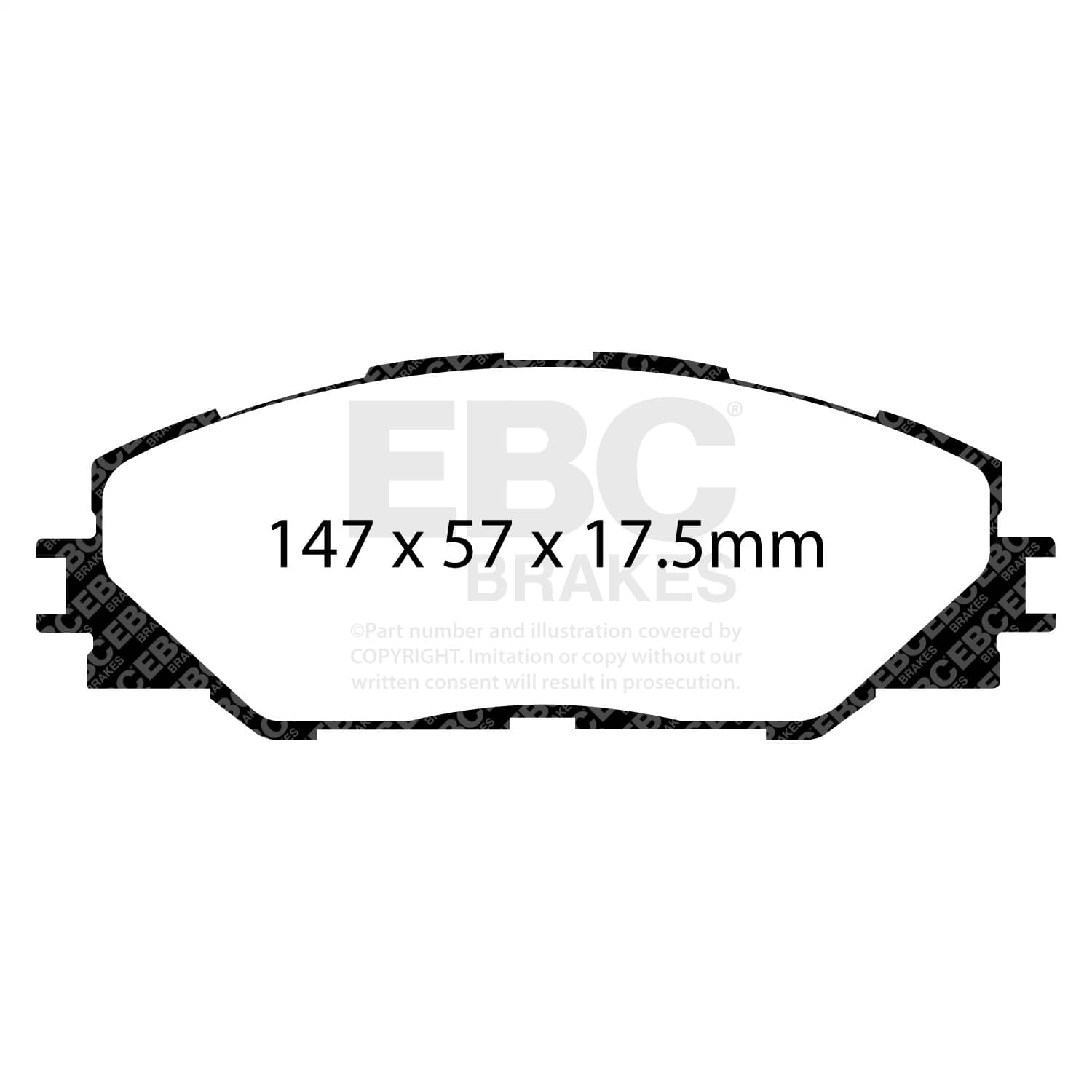 EBC Brakes - DP31792C - Disc Brake Pad