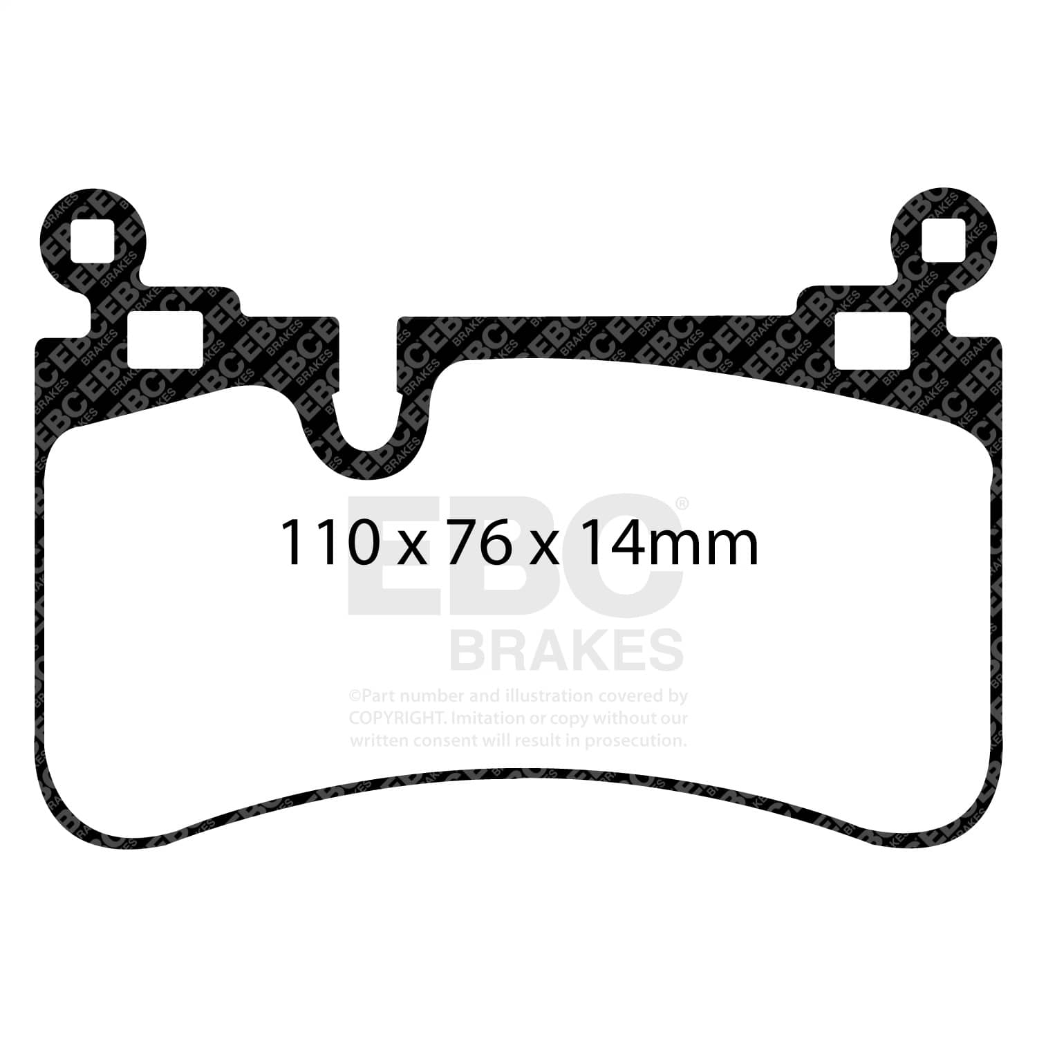 EBC Brakes - DP31839C - Disc Brake Pad