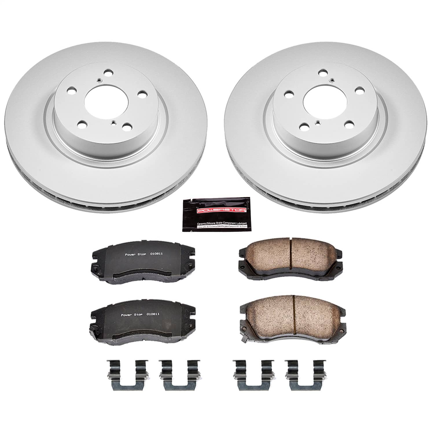 Power Stop - CRK1118 - Front - Disc Brake Pad and Rotor Kit
