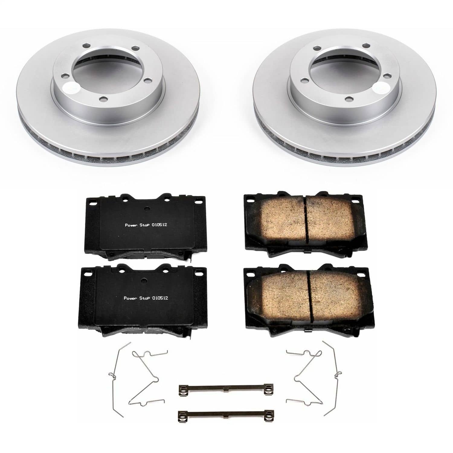 Power Stop - CRK1132 - Front - Disc Brake Pad and Rotor Kit