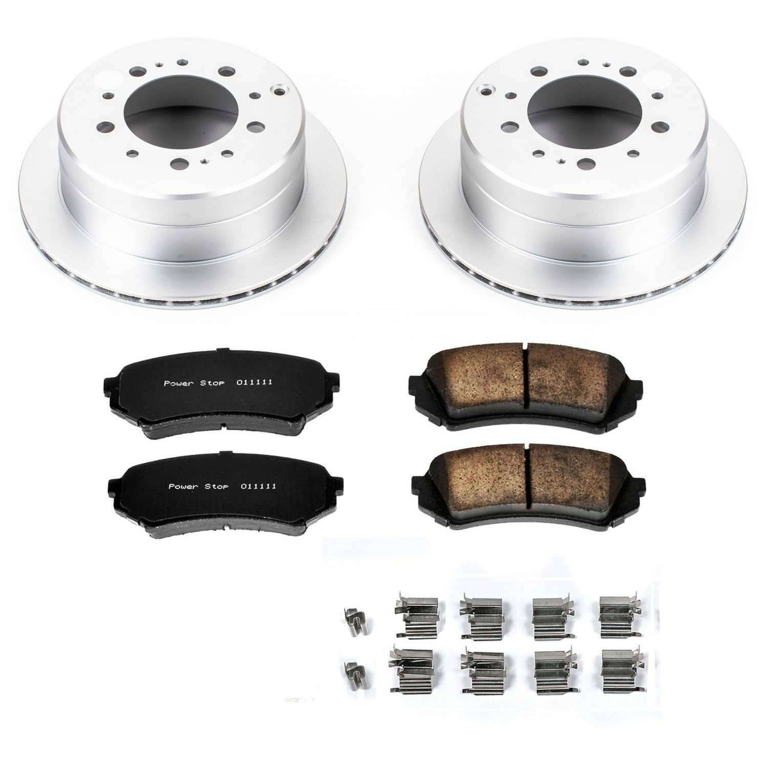 Power Stop - CRK1134 - Rear - Disc Brake Pad and Rotor Kit