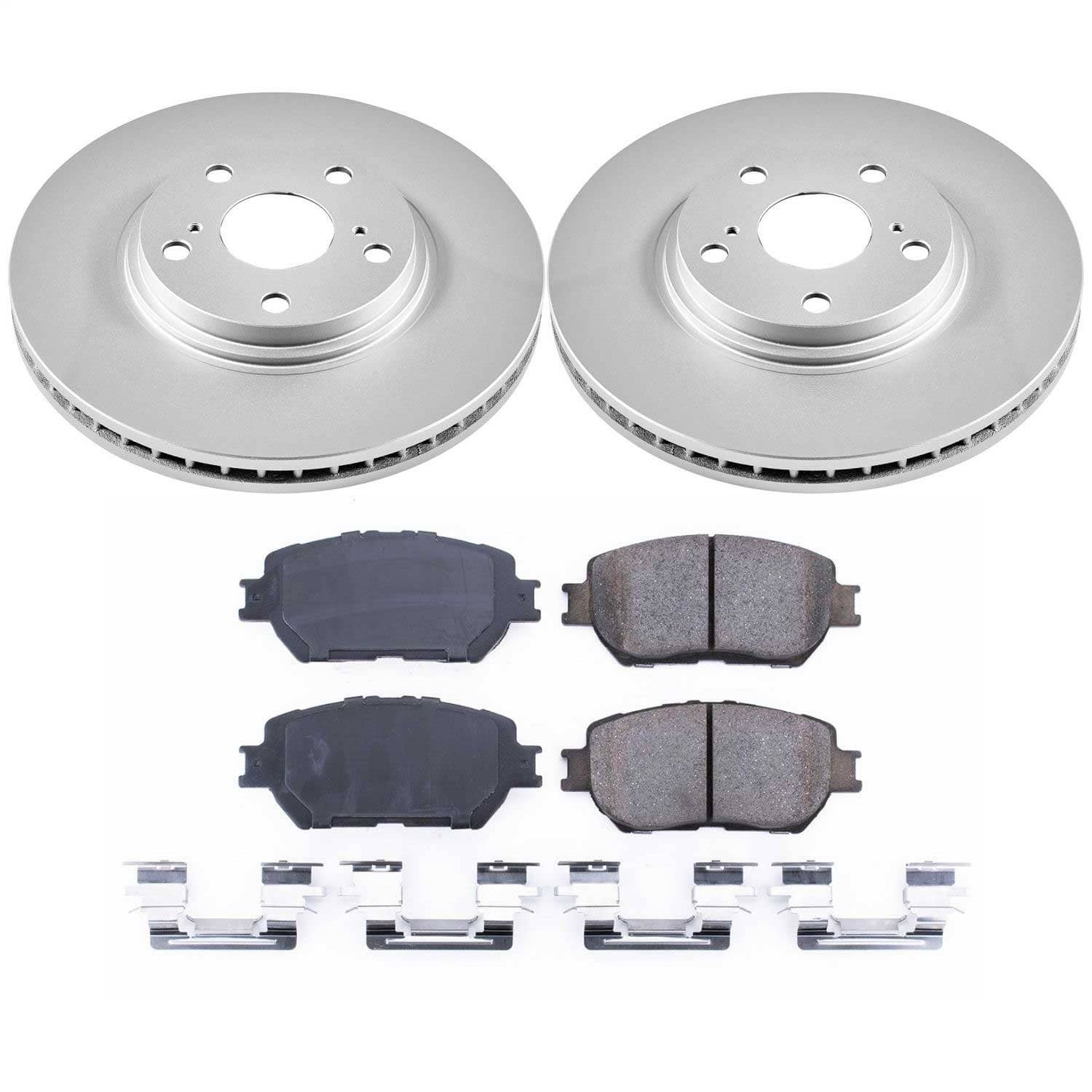 Power Stop - CRK1143 - Front - Disc Brake Pad and Rotor Kit