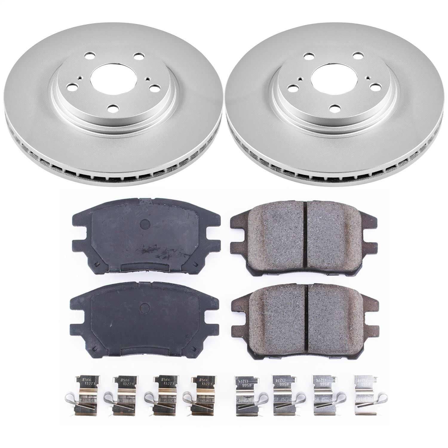 Power Stop - CRK1146 - Front - Disc Brake Pad and Rotor Kit
