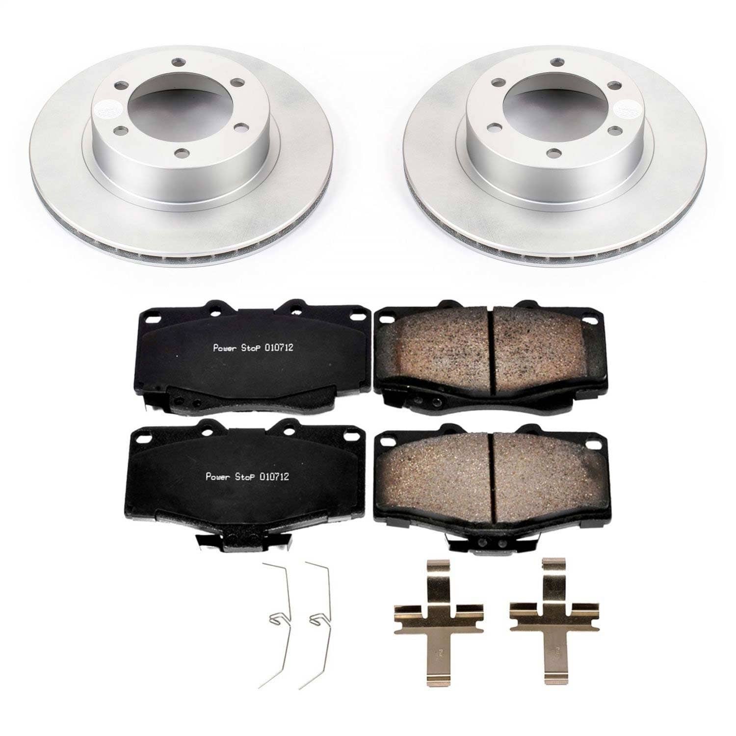 Power Stop - CRK1236 - Front - Disc Brake Pad and Rotor Kit
