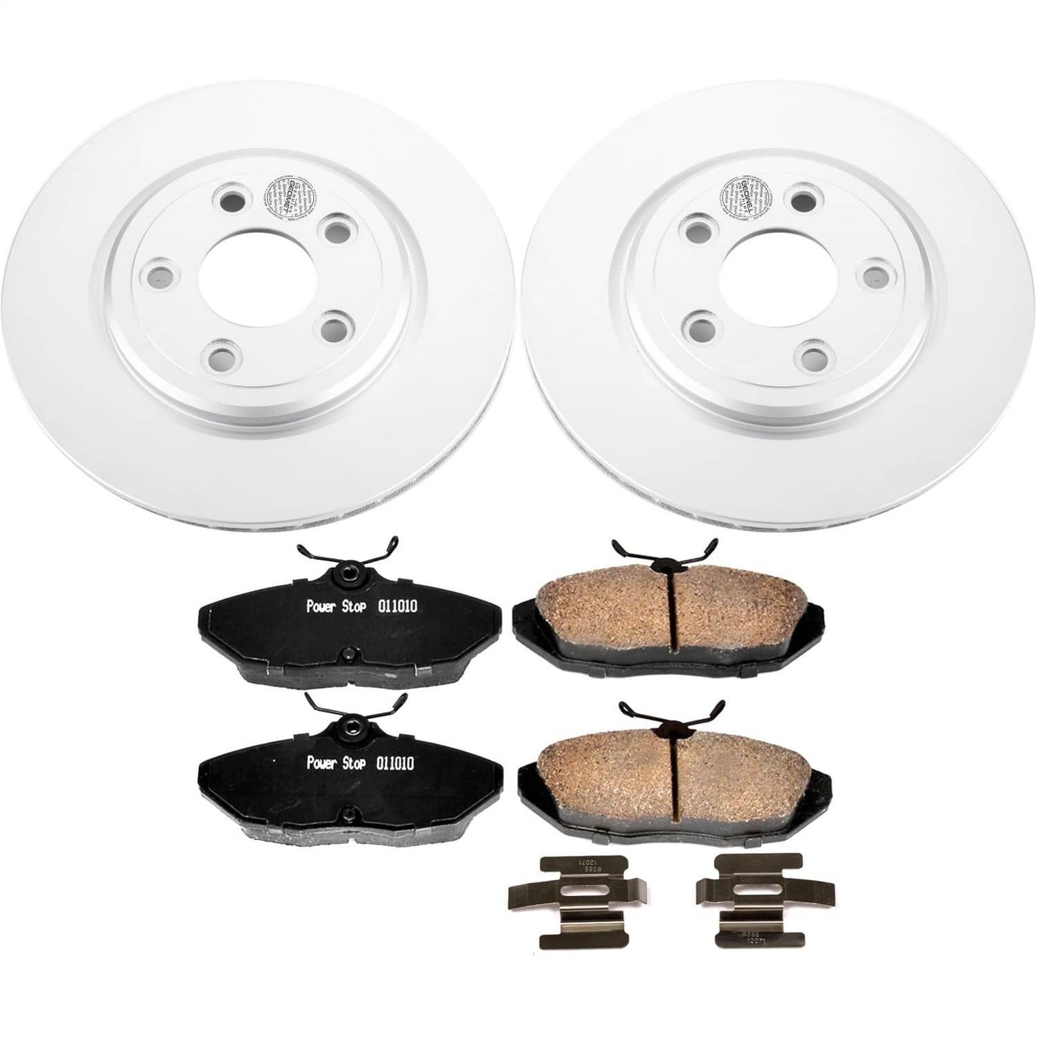 Power Stop - CRK1360 - Rear - Disc Brake Pad and Rotor Kit