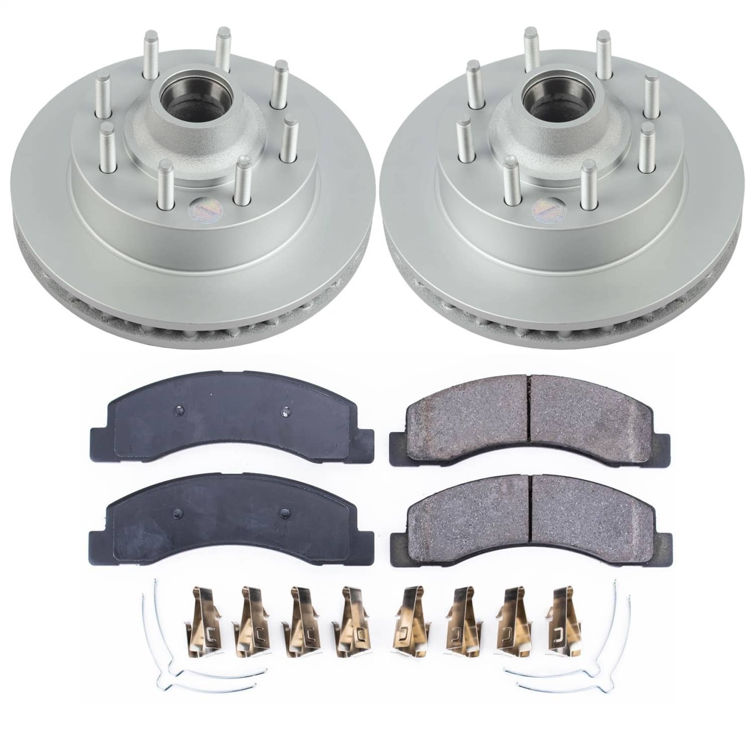 Power Stop - CRK1392 - Front - Disc Brake Pad and Rotor Kit