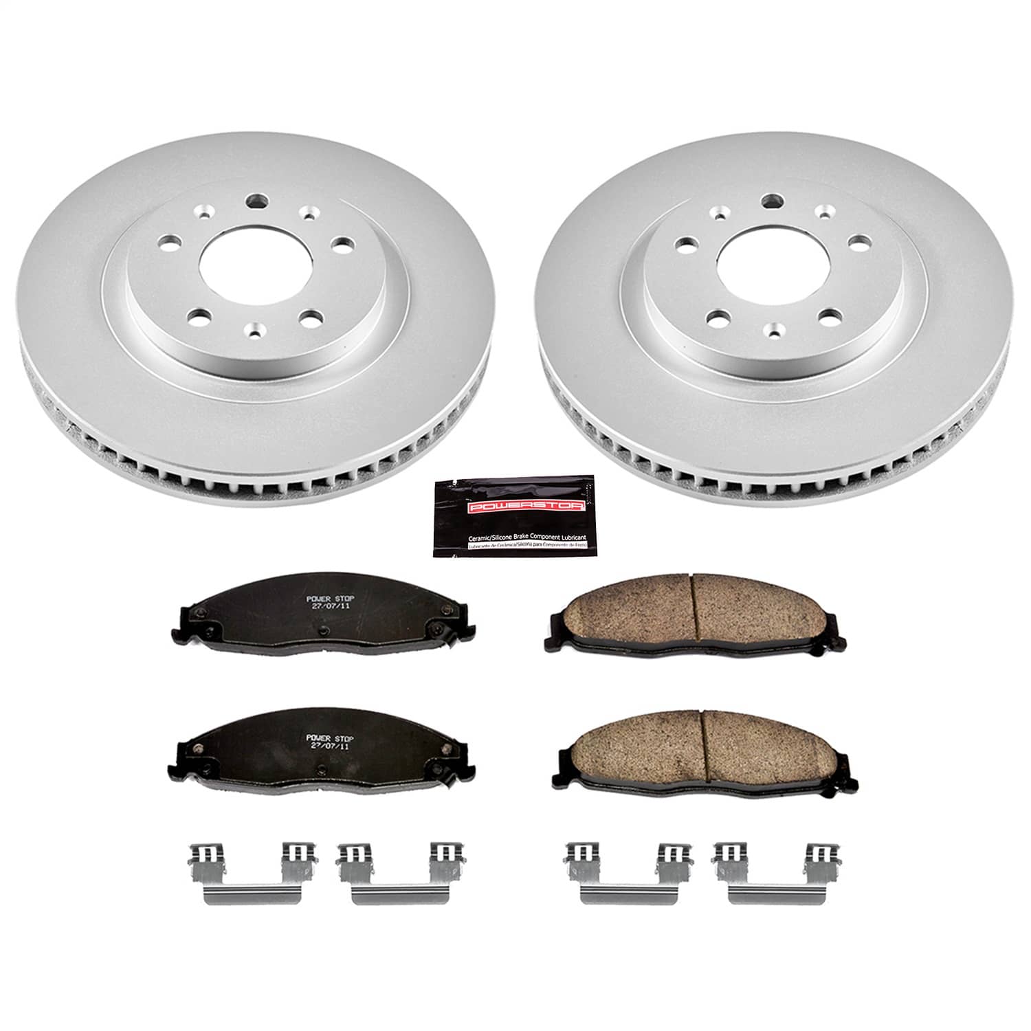 Power Stop - CRK1419 - Front - Disc Brake Pad and Rotor Kit