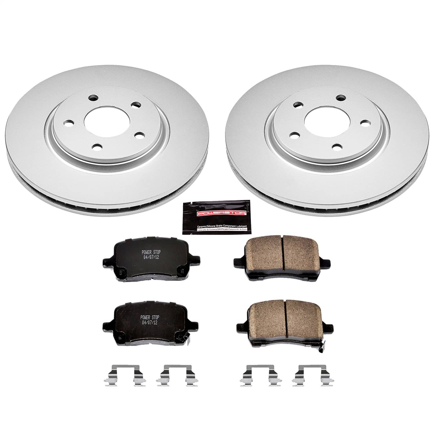 Power Stop - CRK1610 - Front - Disc Brake Pad and Rotor Kit