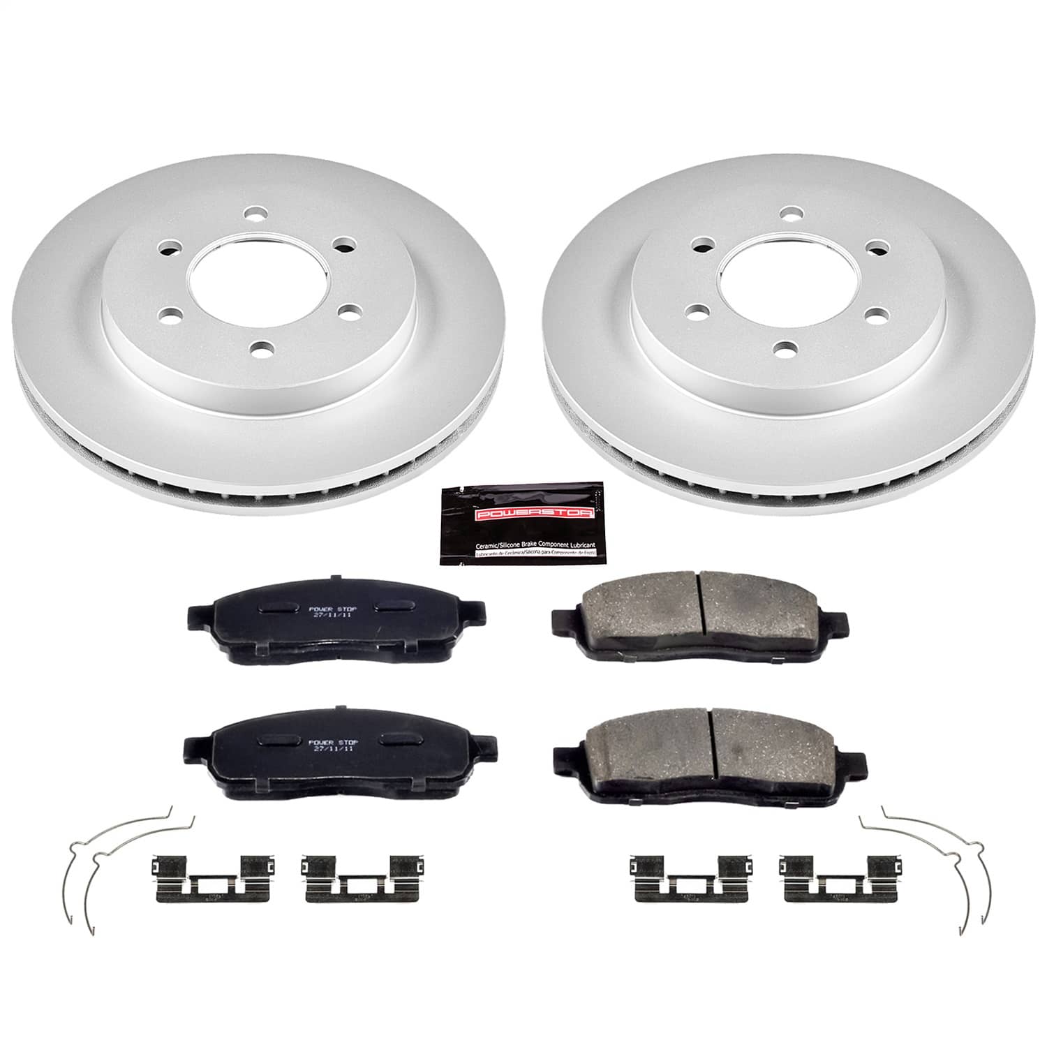 Power Stop - CRK1943 - Front - Disc Brake Pad and Rotor Kit