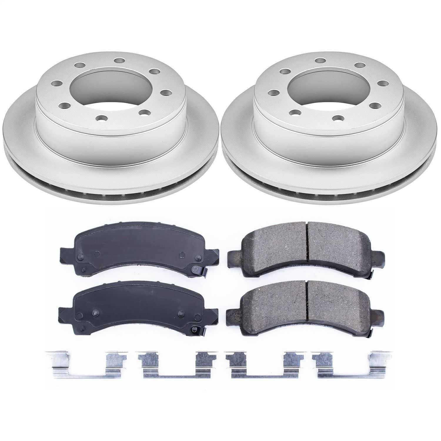 Power Stop - CRK2043 - Rear - Disc Brake Pad and Rotor Kit