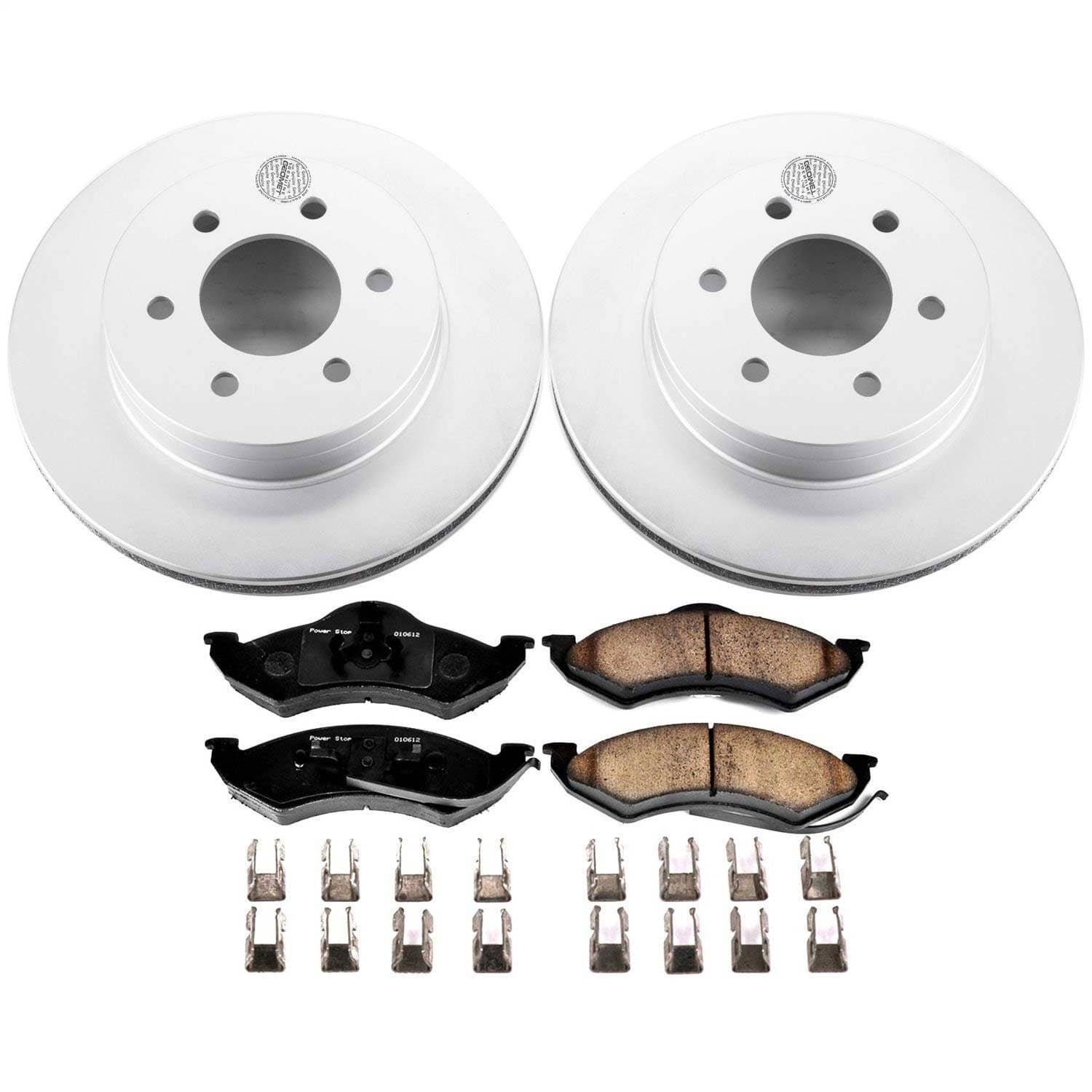 Power Stop - CRK2138 - Front - Disc Brake Pad and Rotor Kit