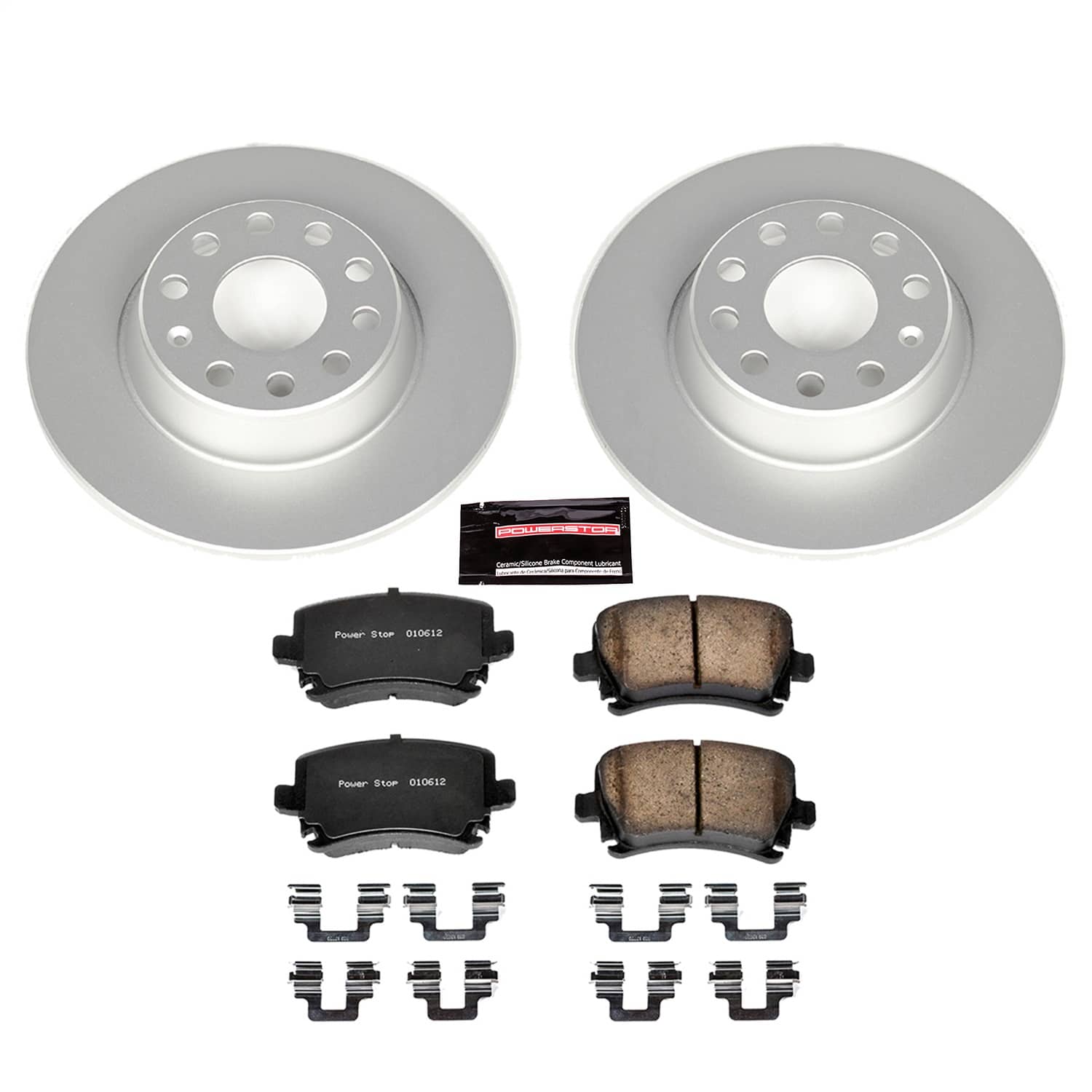Power Stop - CRK2261 - Rear - Disc Brake Pad and Rotor Kit