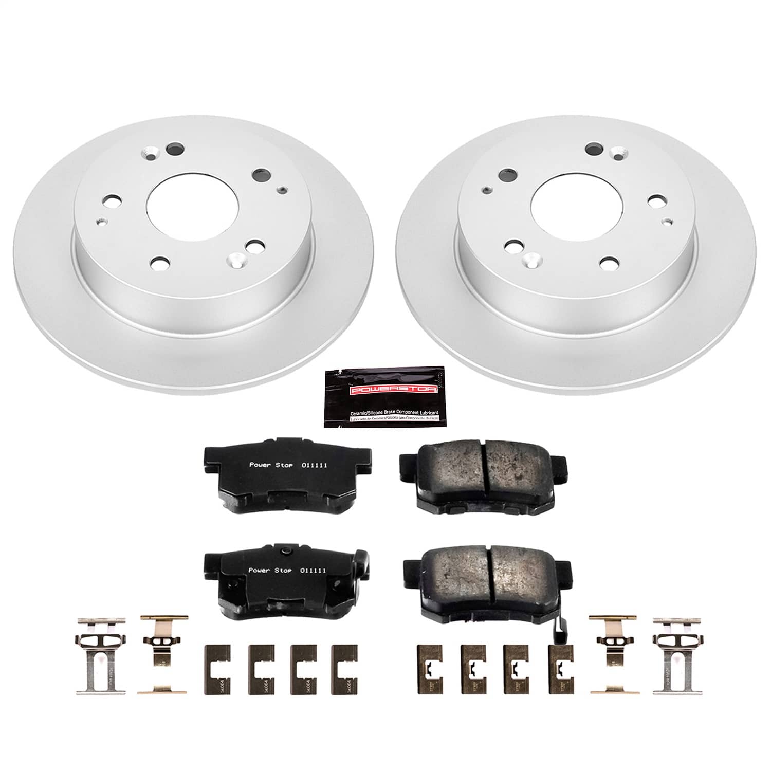 Power Stop - CRK2270 - Rear - Disc Brake Pad and Rotor Kit