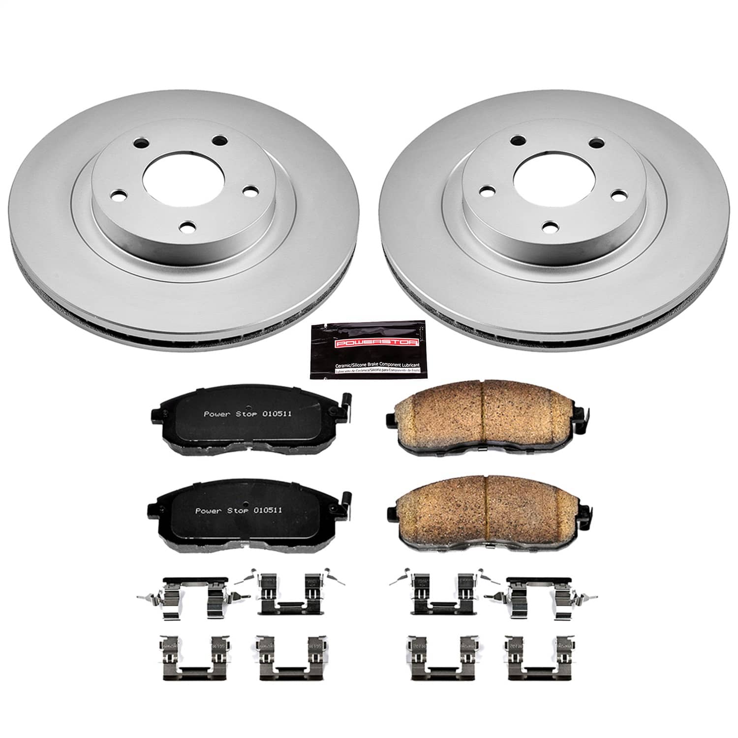 Power Stop - CRK2282 - Front - Disc Brake Pad and Rotor Kit