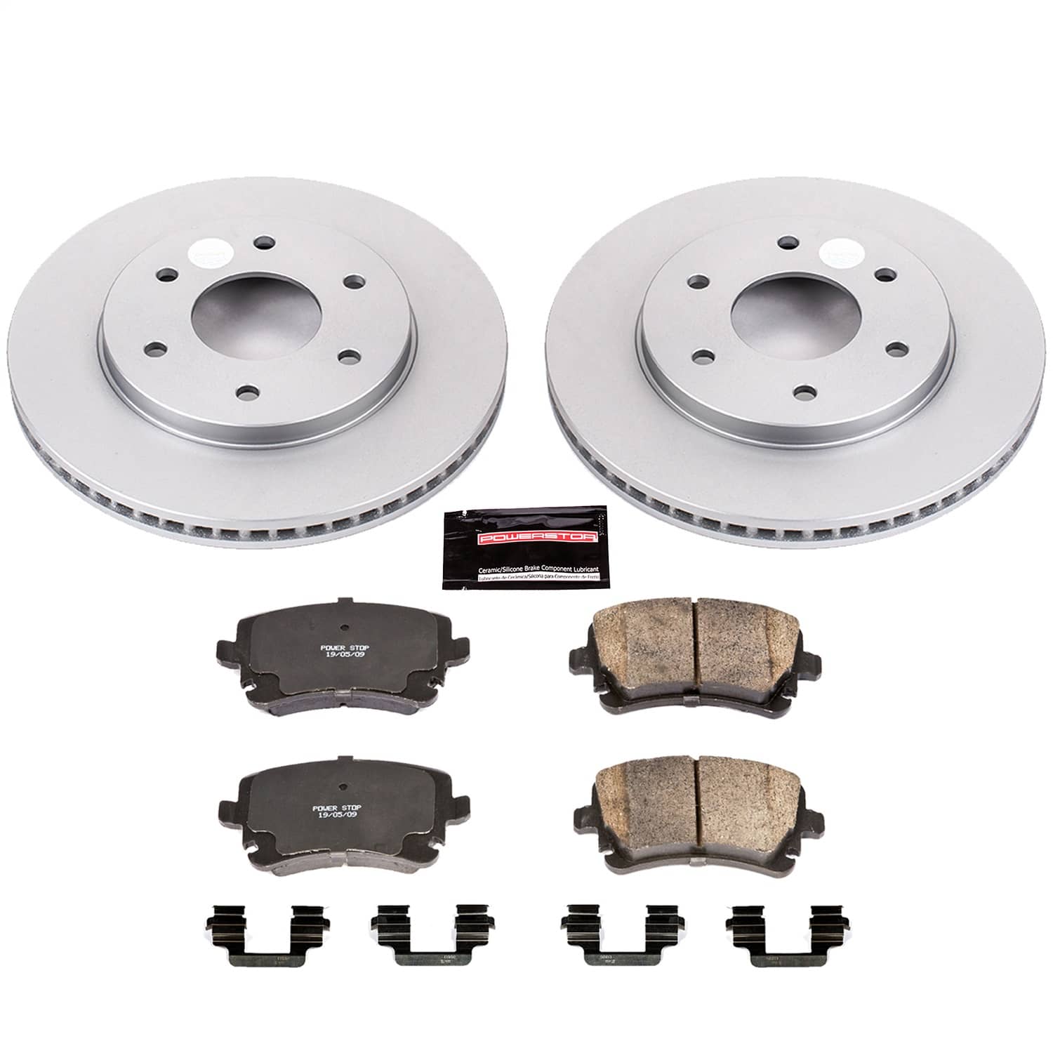Power Stop - CRK2442 - Front - Disc Brake Pad and Rotor Kit