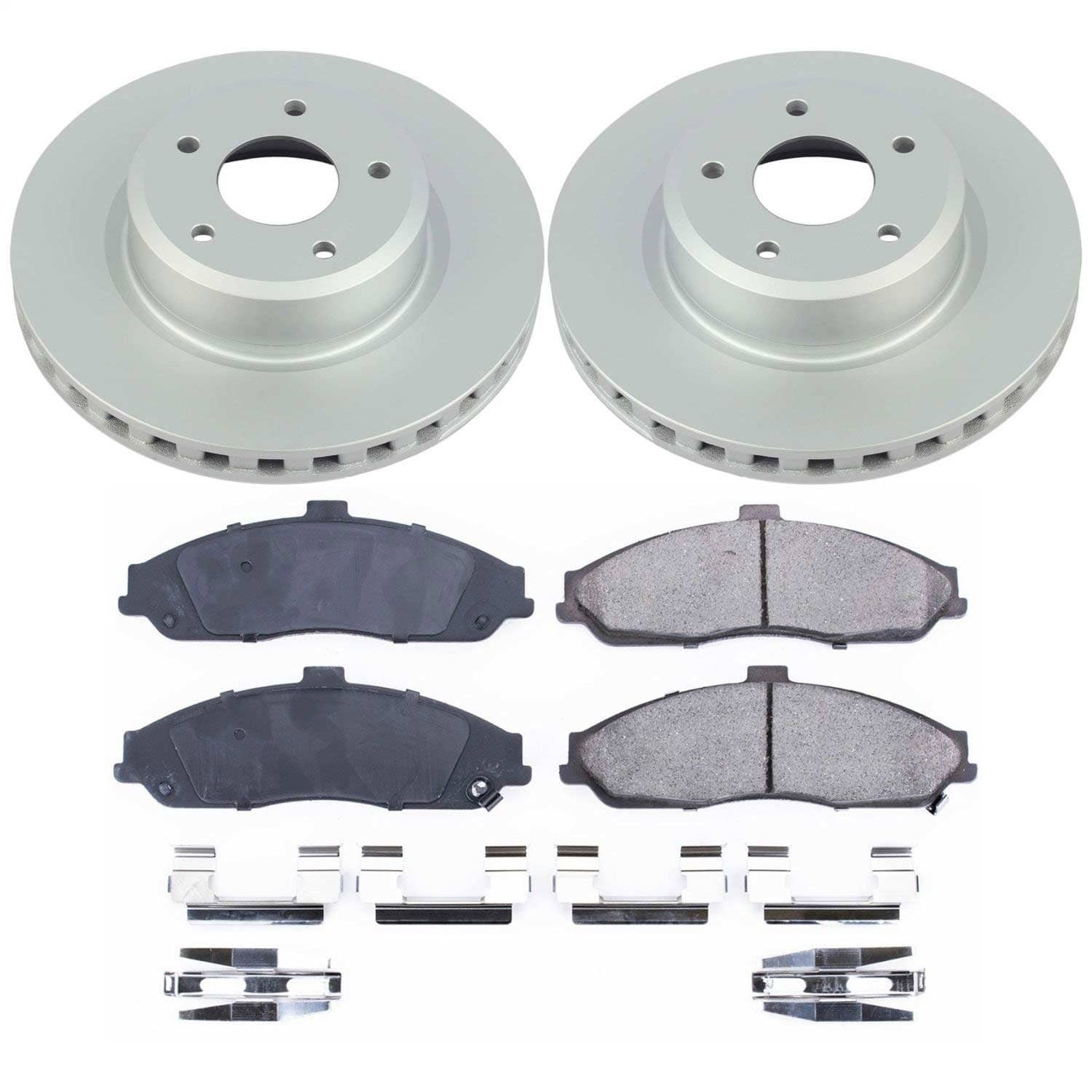 Power Stop - CRK2912 - Front - Disc Brake Pad and Rotor Kit