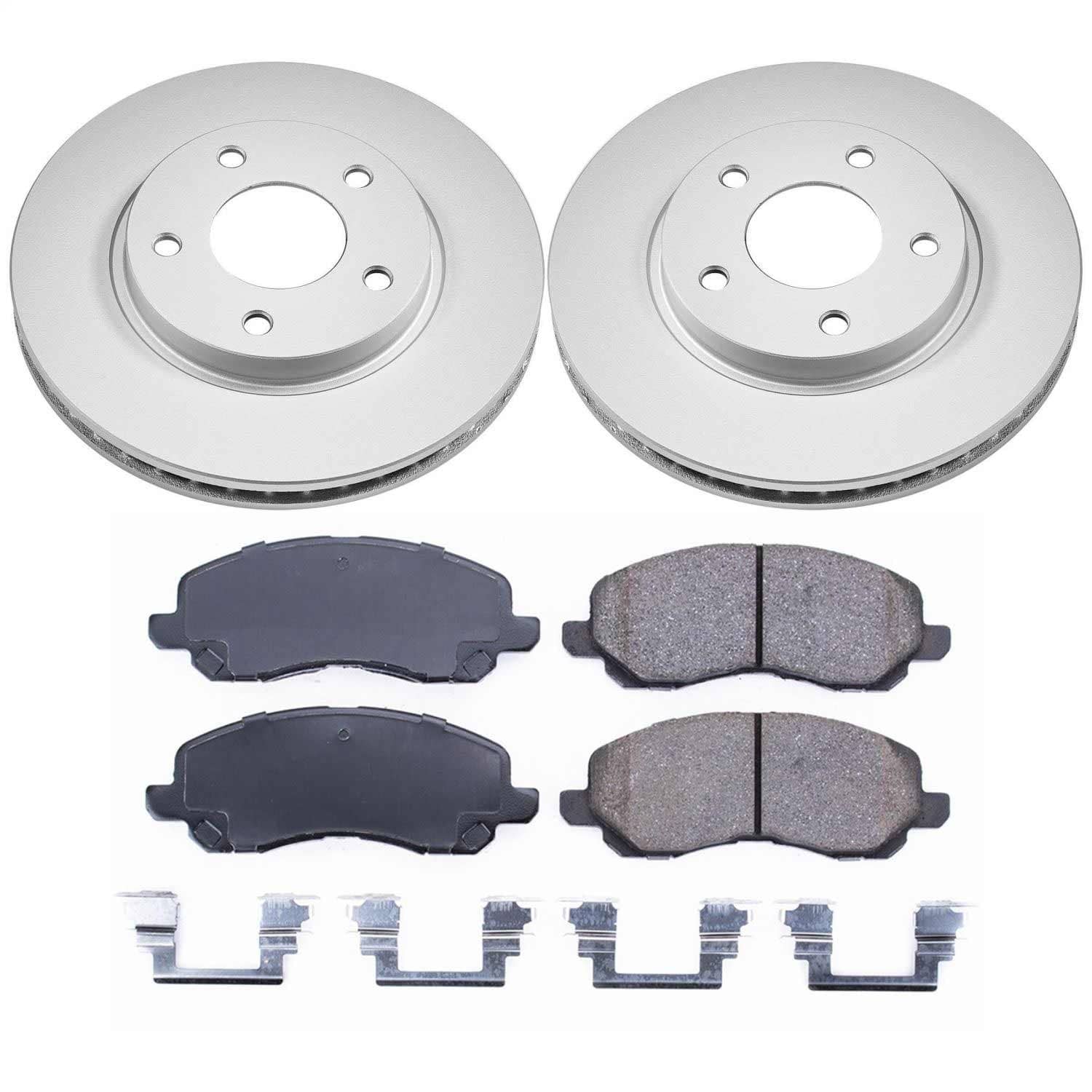 Power Stop - CRK2992 - Front - Disc Brake Pad and Rotor Kit