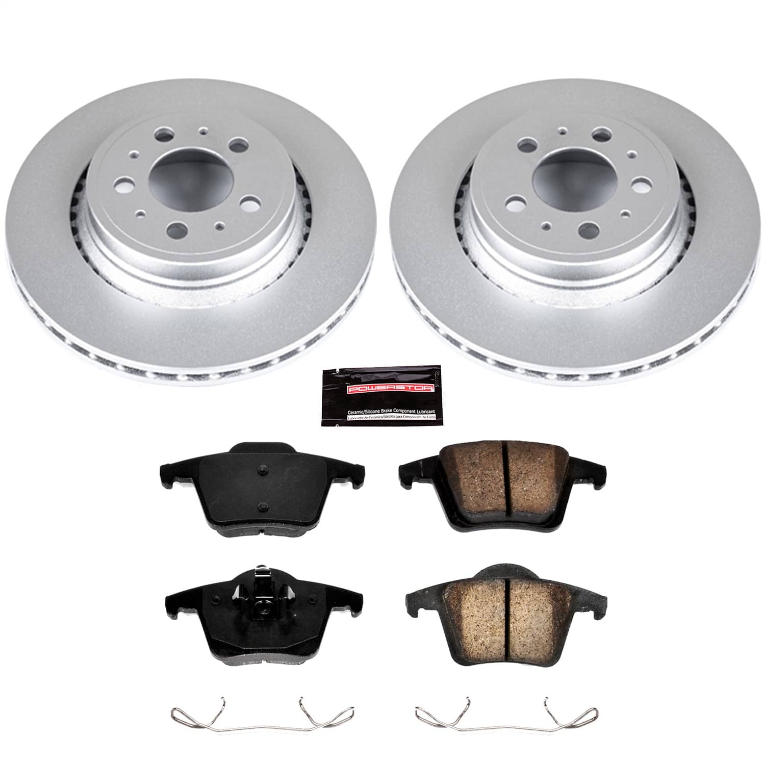 Power Stop - CRK3039 - Rear - Disc Brake Pad and Rotor Kit