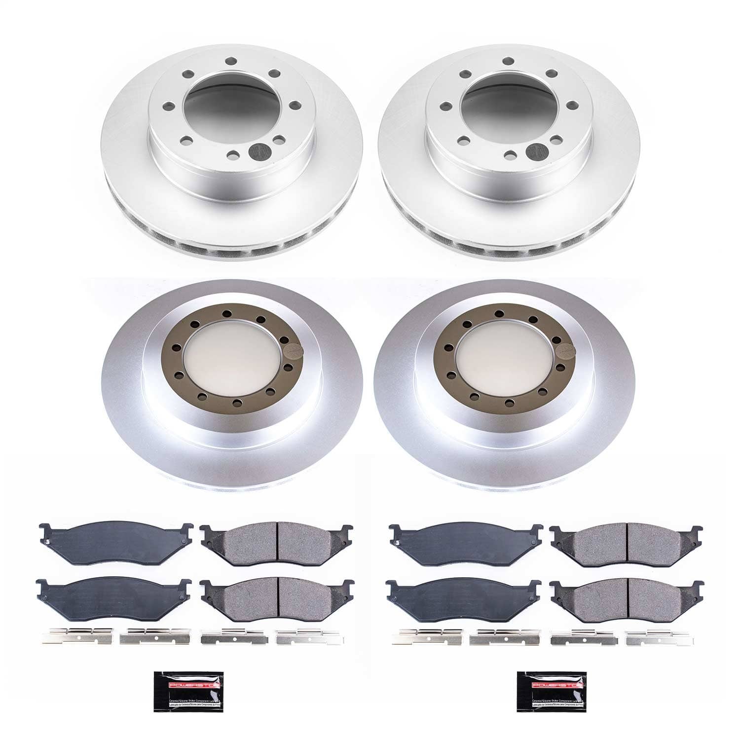 Power Stop - CRK4416 - Front and Rear - Disc Brake Pad and Rotor Kit