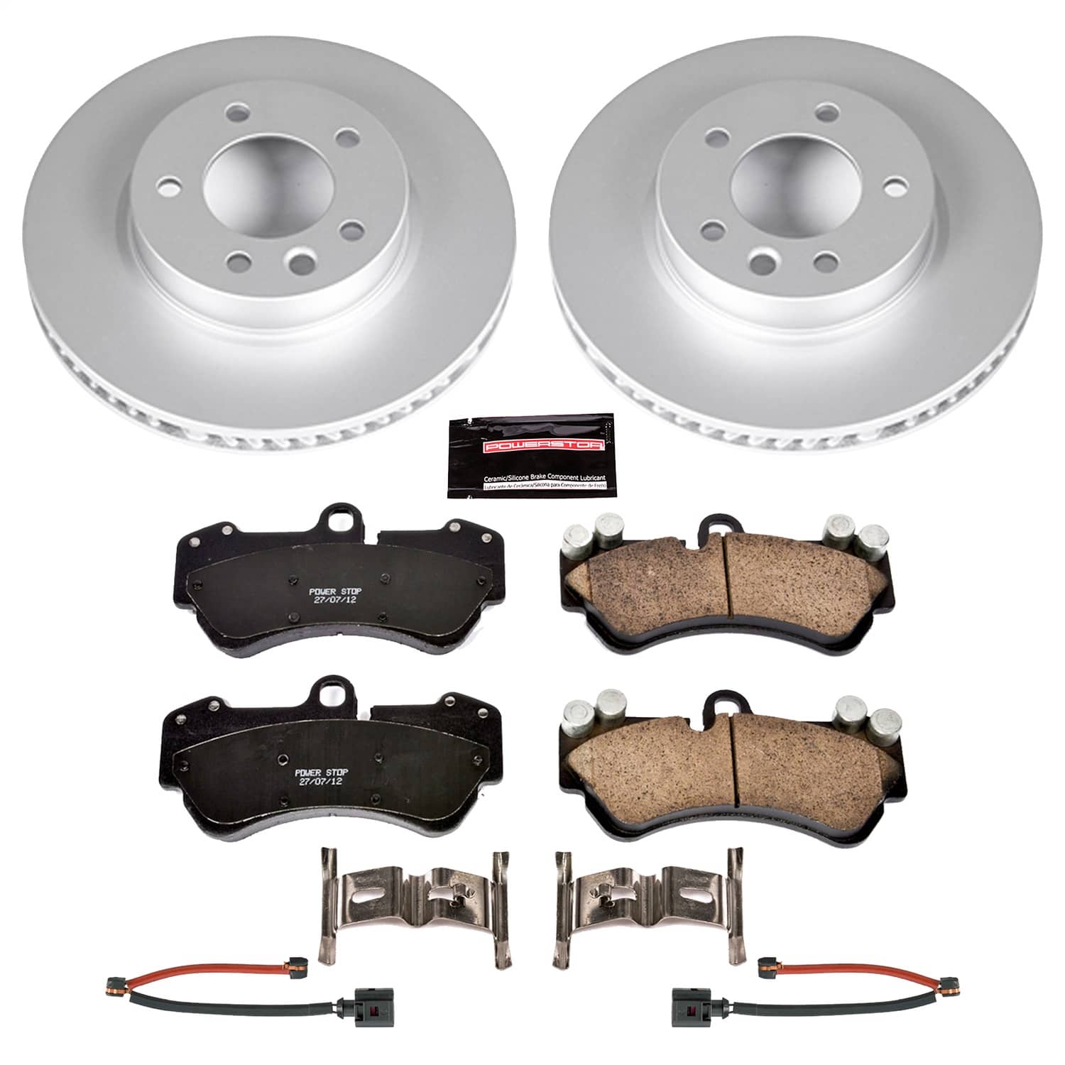 Power Stop - CRK4554 - Front - Disc Brake Pad and Rotor Kit