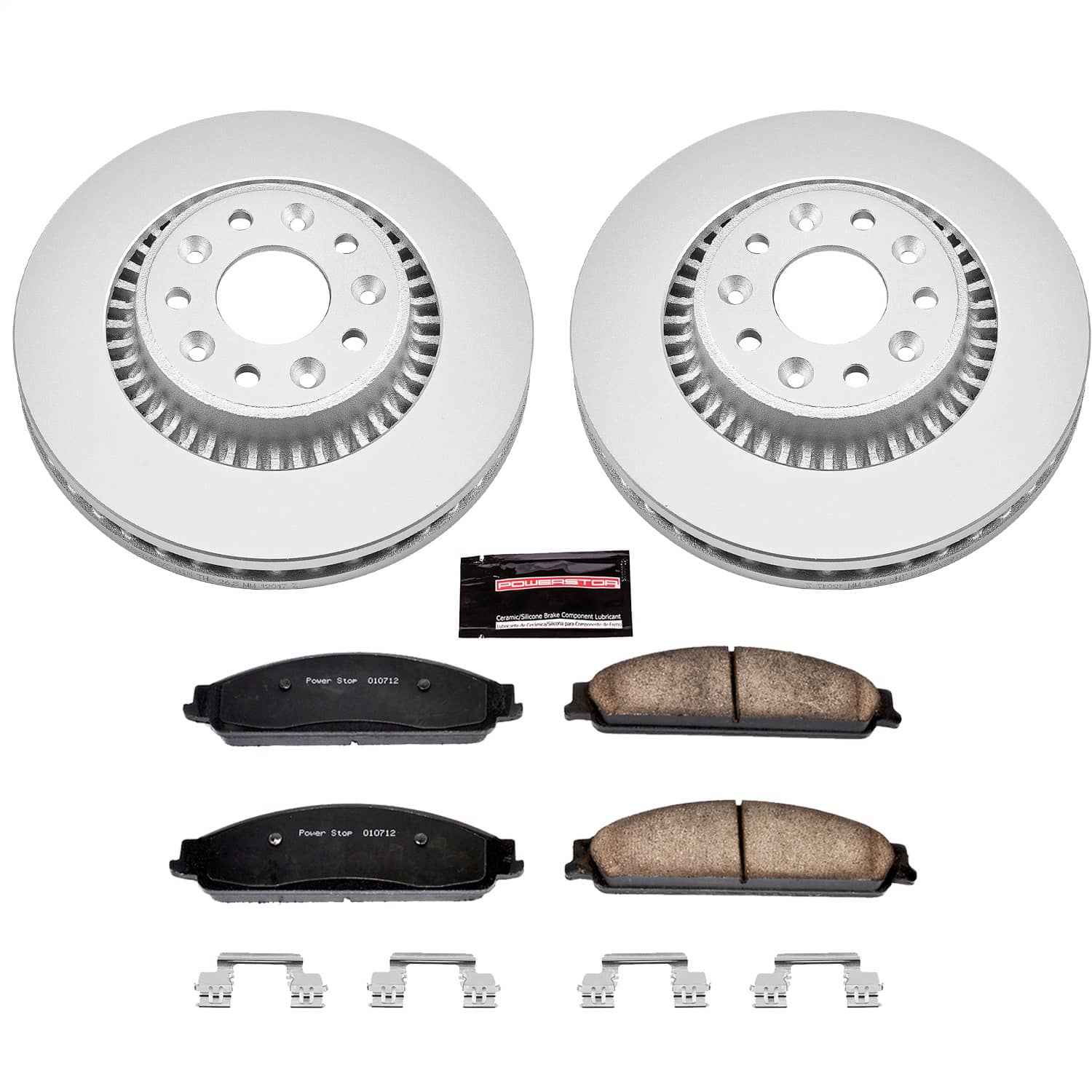 Power Stop - CRK4599 - Front - Disc Brake Pad and Rotor Kit
