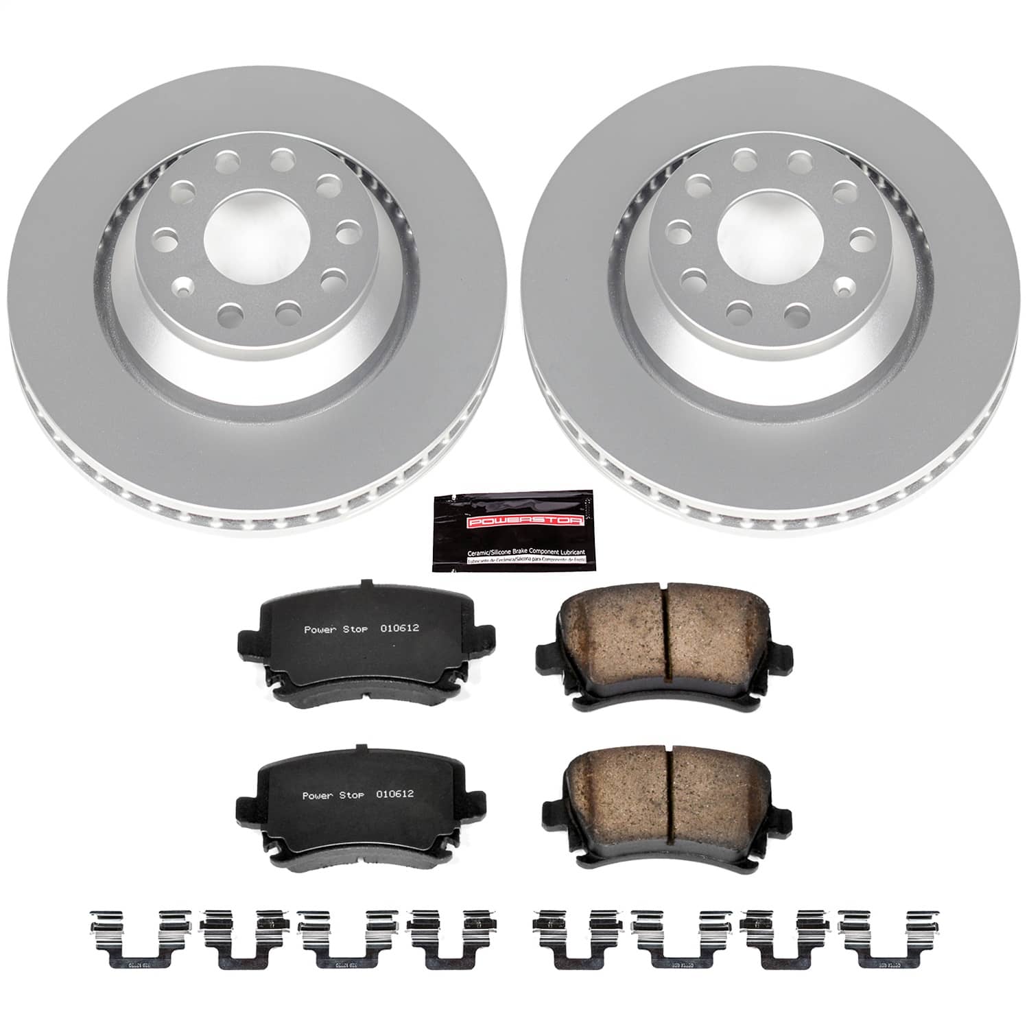 Power Stop - CRK4628 - Rear - Disc Brake Pad and Rotor Kit