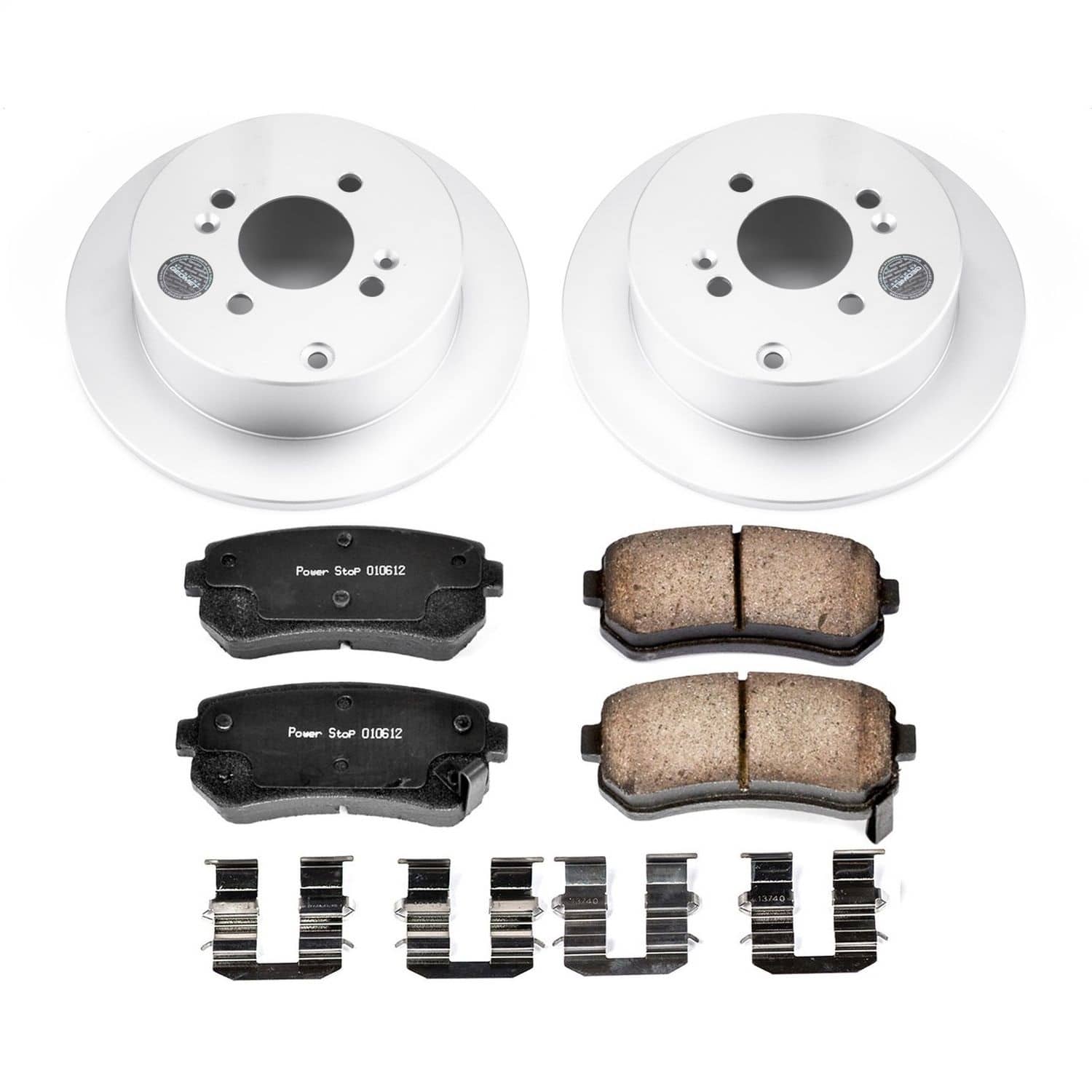Power Stop - CRK4653 - Rear - Disc Brake Pad and Rotor Kit