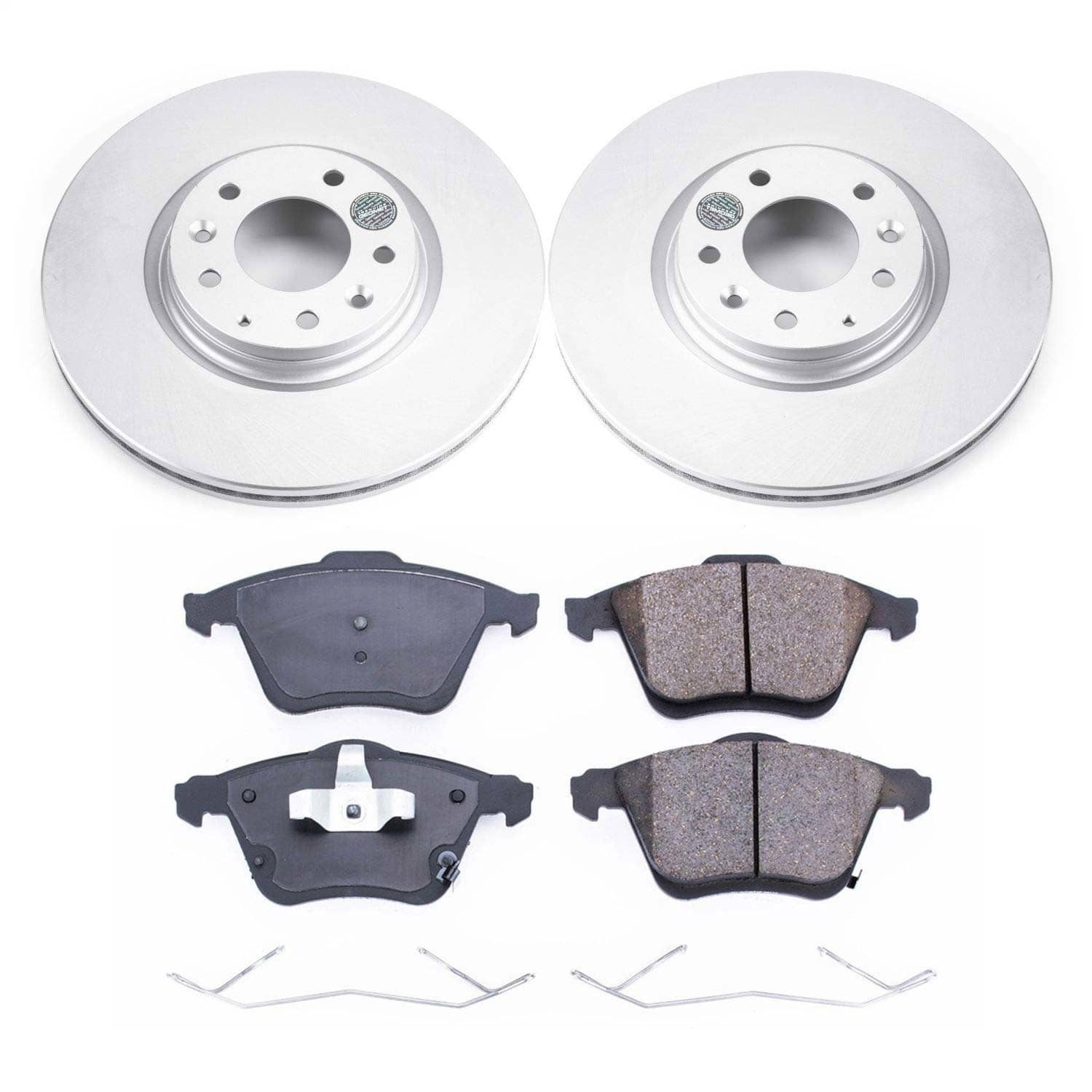 Power Stop - CRK4660 - Front - Disc Brake Pad and Rotor Kit