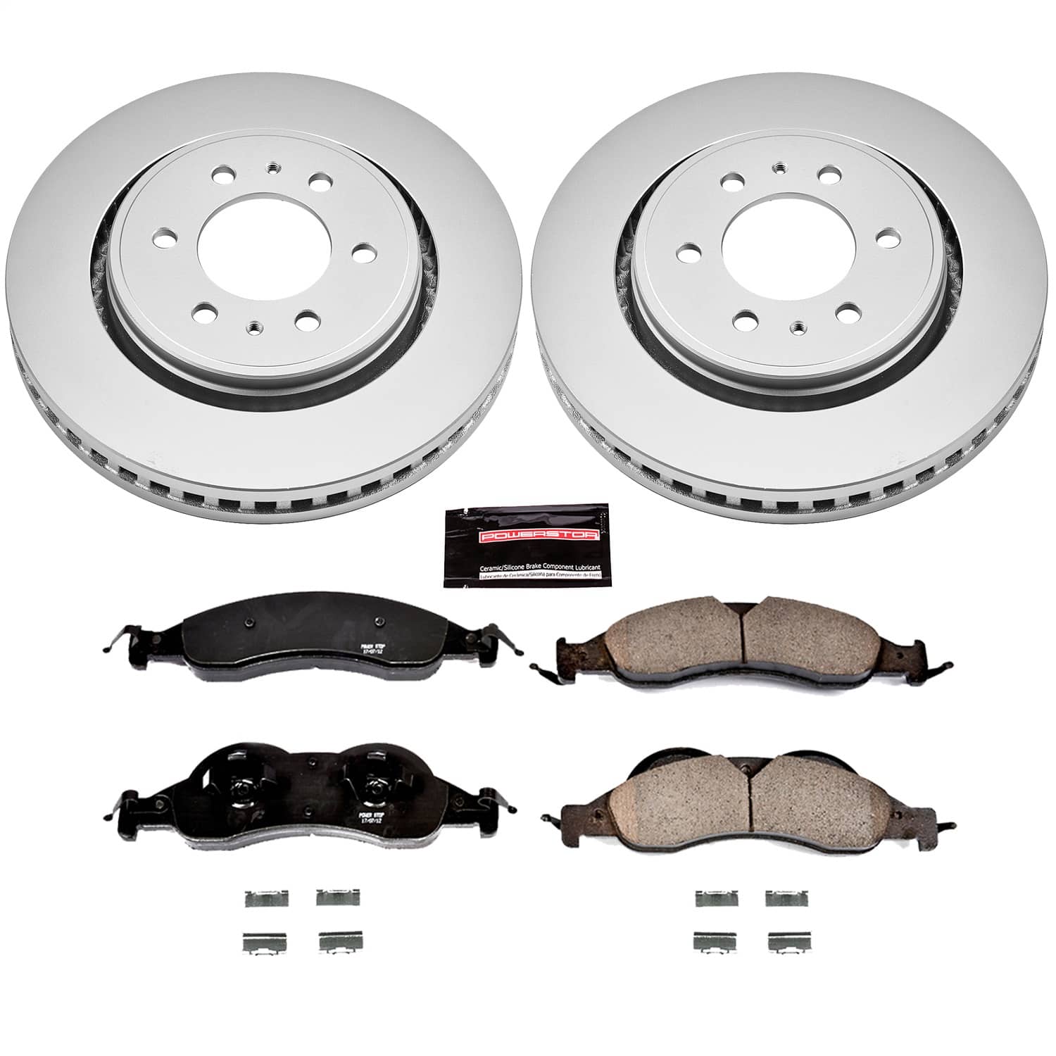 Power Stop - CRK4682 - Front - Disc Brake Pad and Rotor Kit