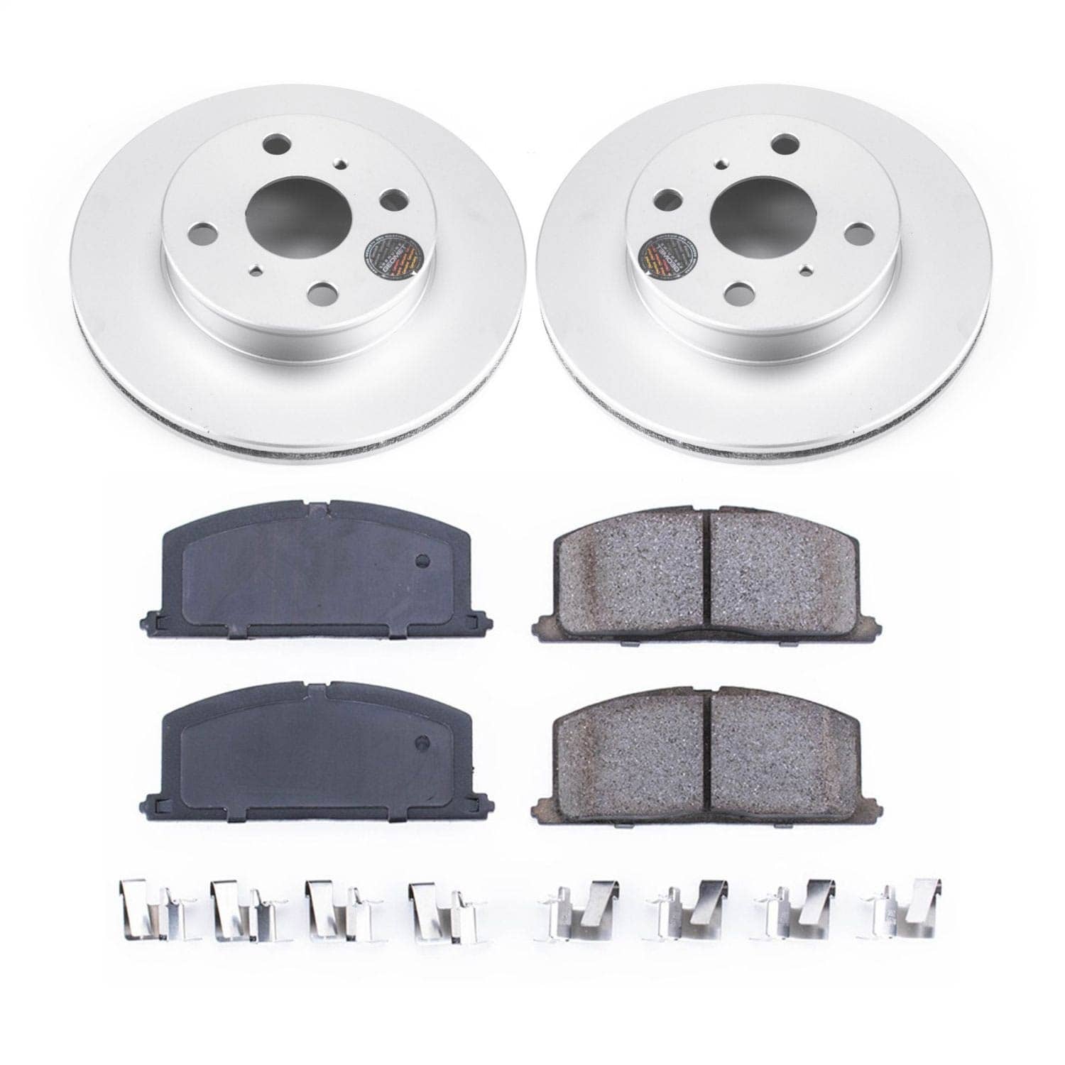 Power Stop - CRK4781 - Front - Disc Brake Pad and Rotor Kit