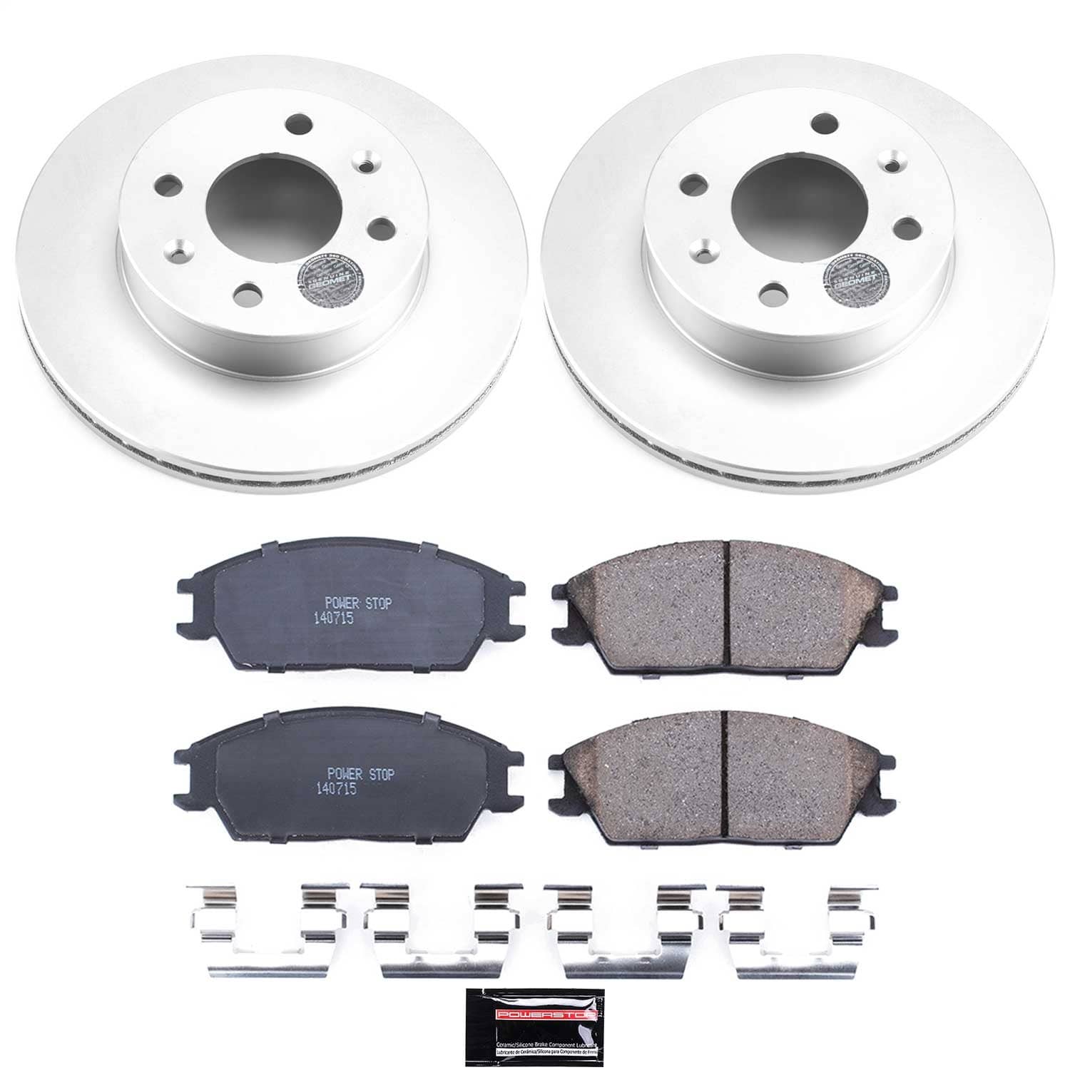 Power Stop - CRK4909 - Front - Disc Brake Pad and Rotor Kit