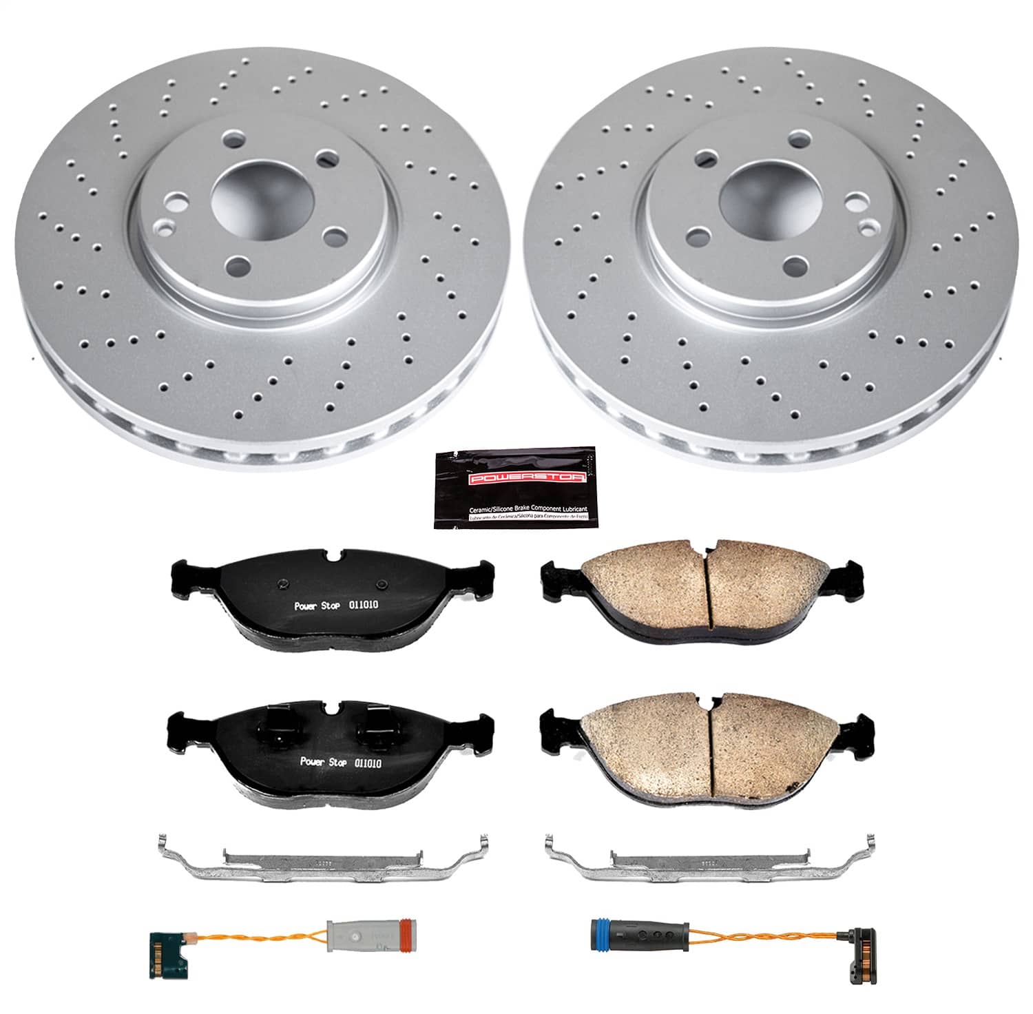 Power Stop - CRK5118 - Front - Disc Brake Pad and Rotor Kit