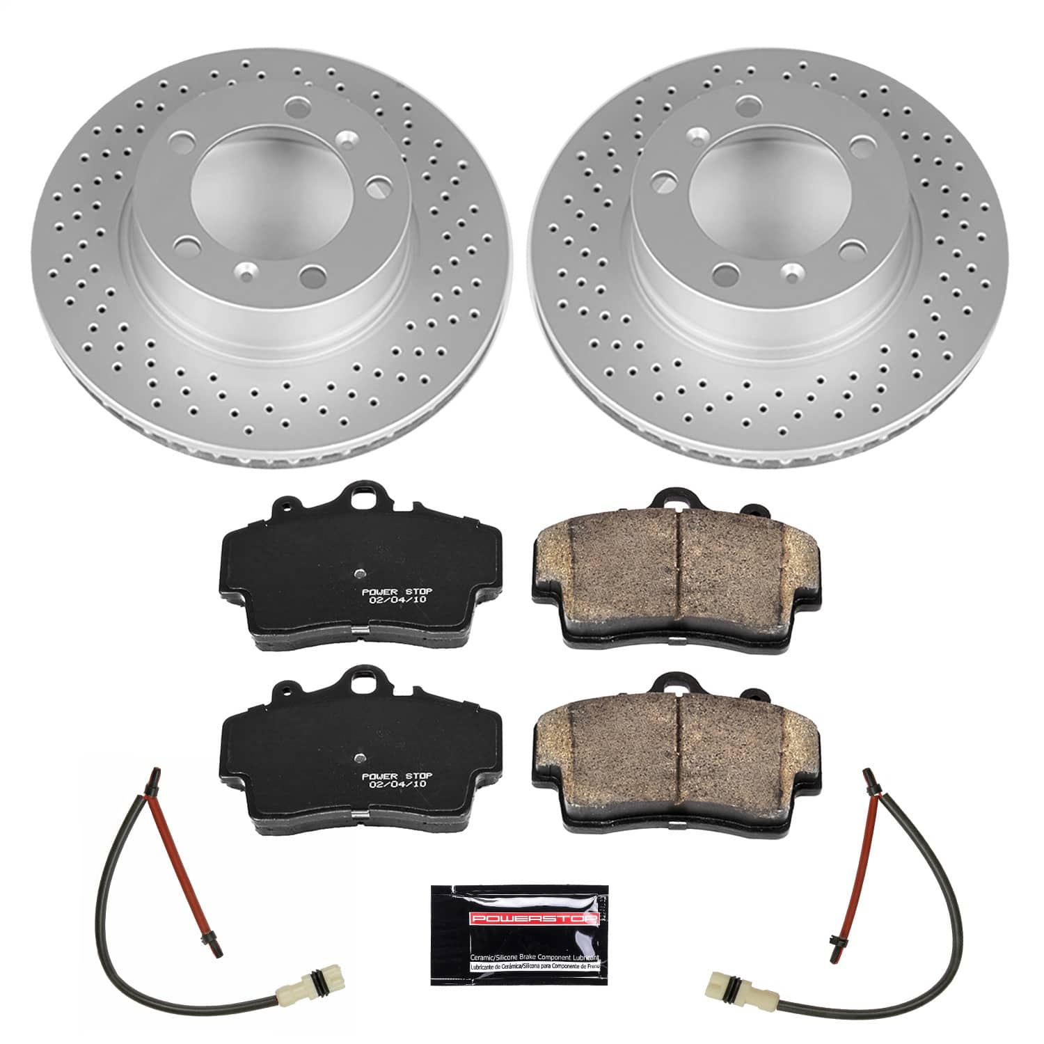 Power Stop - CRK5162 - Front - Disc Brake Pad and Rotor Kit