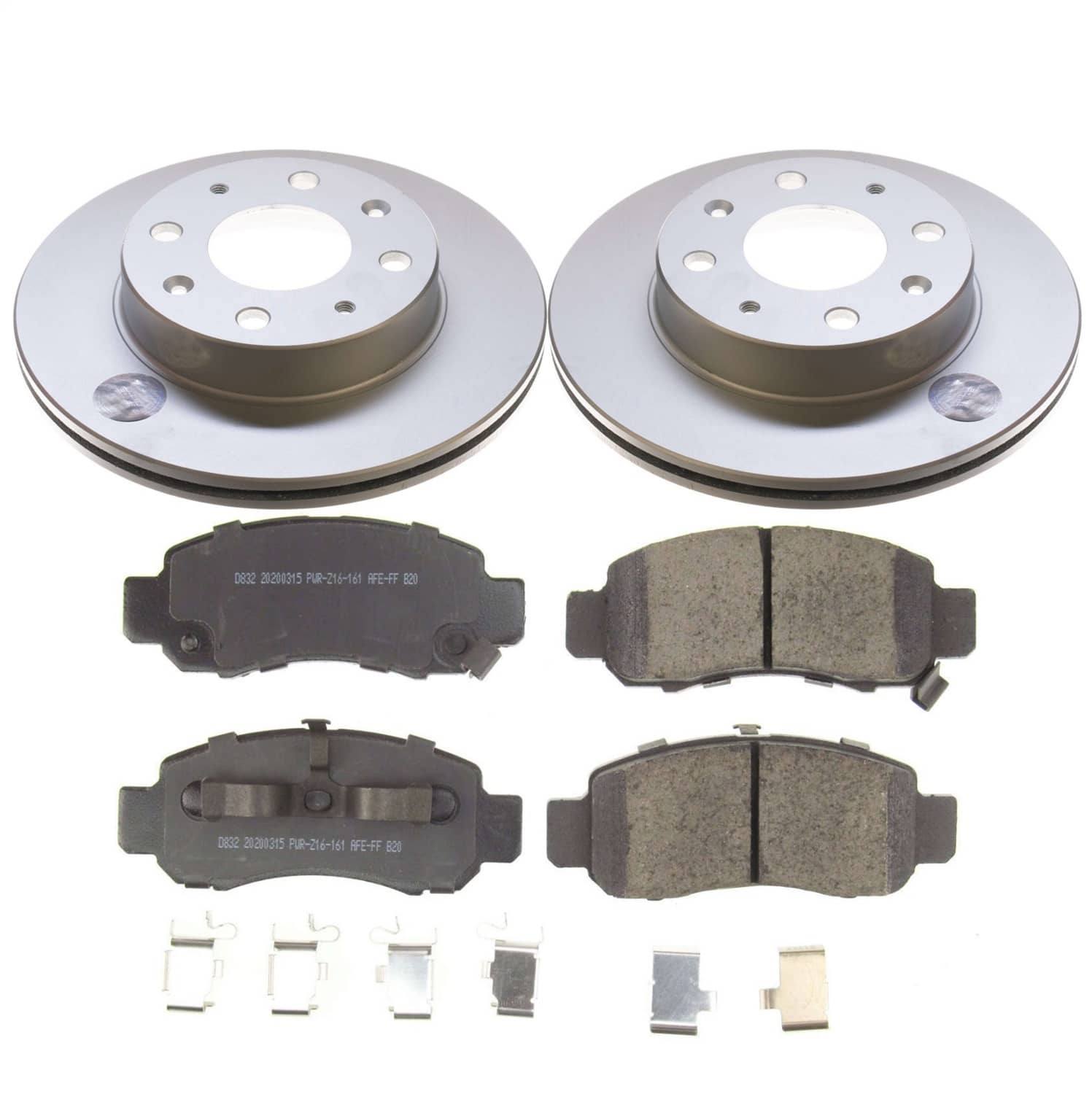 Power Stop - CRK5224 - Front - Disc Brake Pad and Rotor Kit