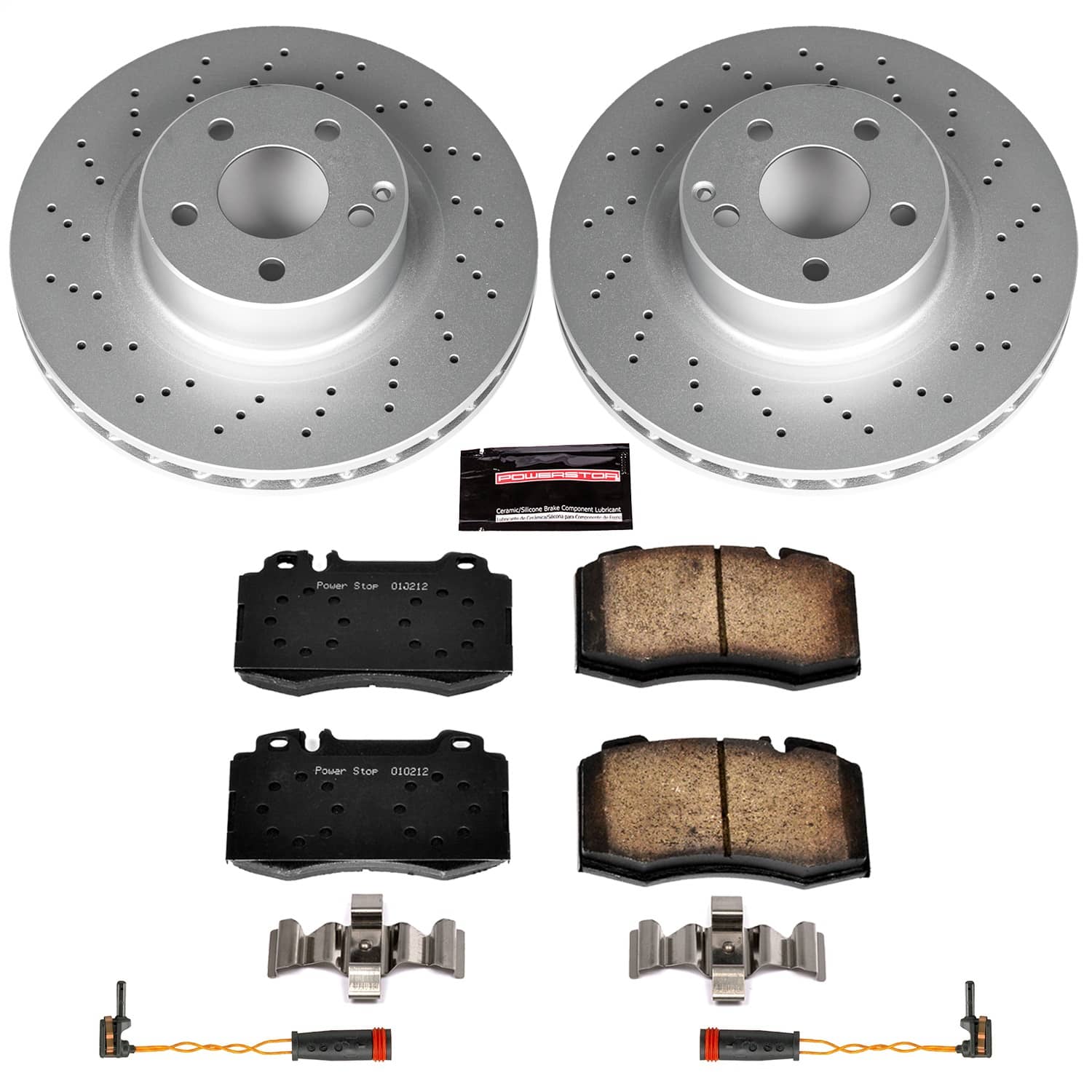 Power Stop - CRK5235 - Front - Disc Brake Pad and Rotor Kit