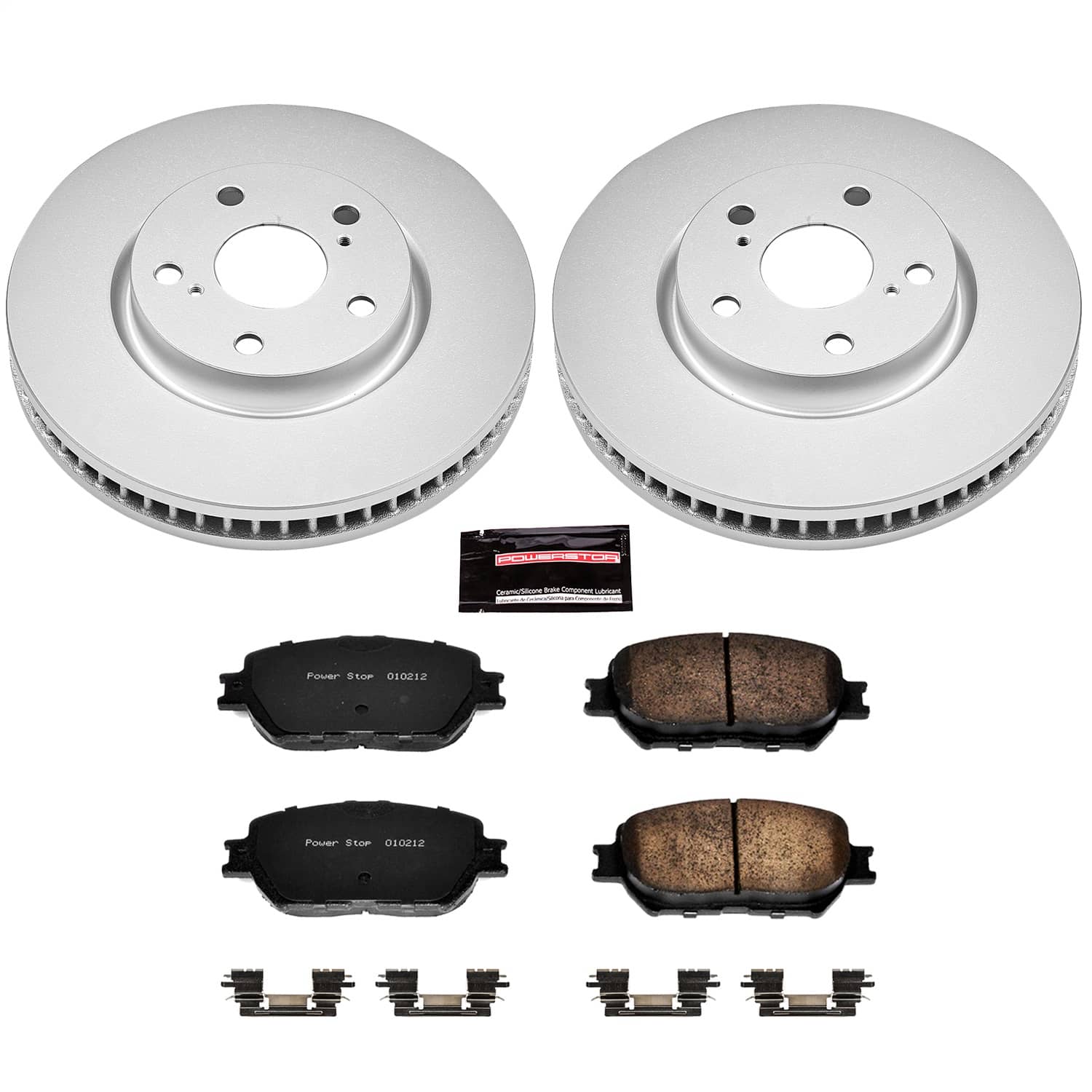 Power Stop - CRK5272 - Front - Disc Brake Pad and Rotor Kit