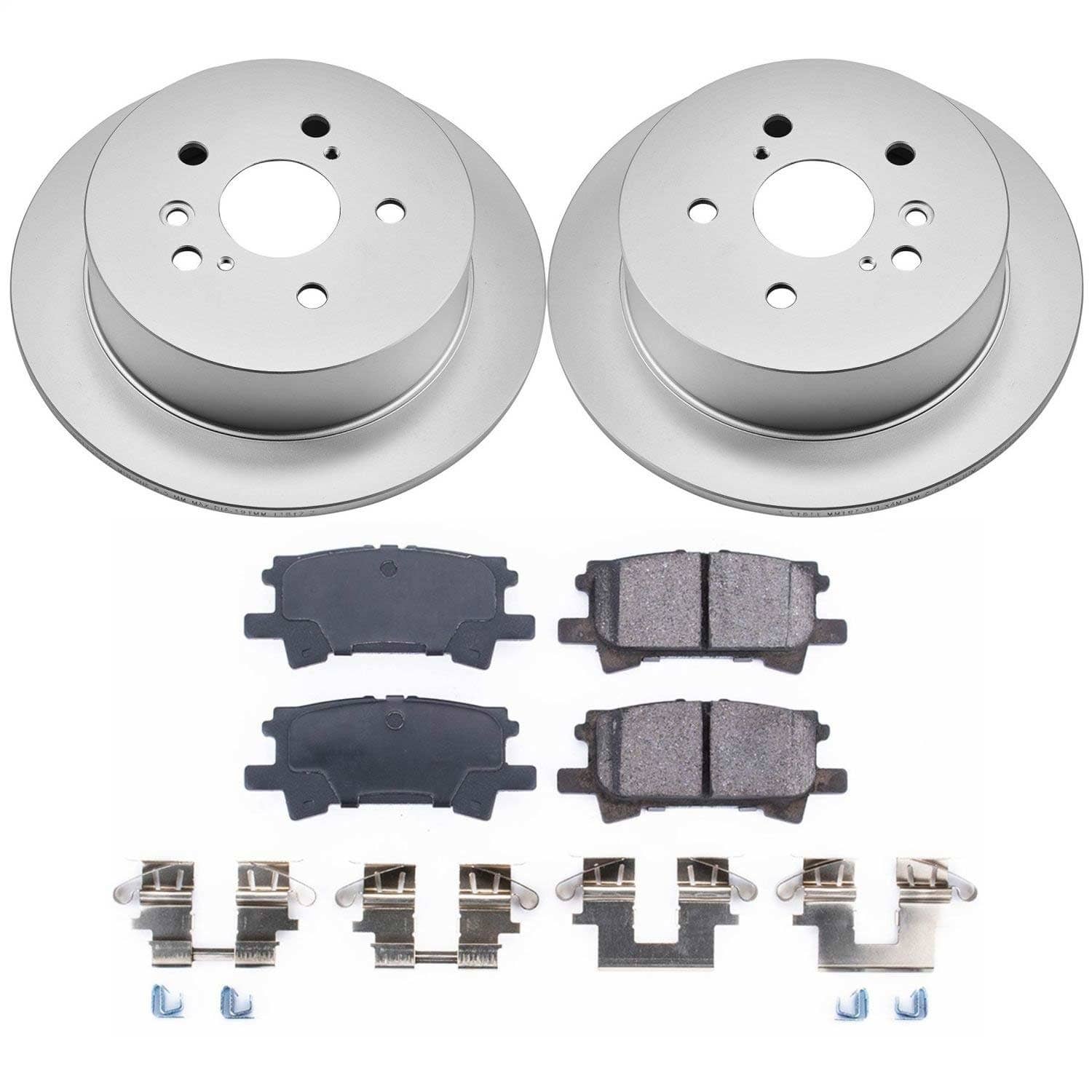 Power Stop - CRK5333 - Rear - Disc Brake Pad and Rotor Kit