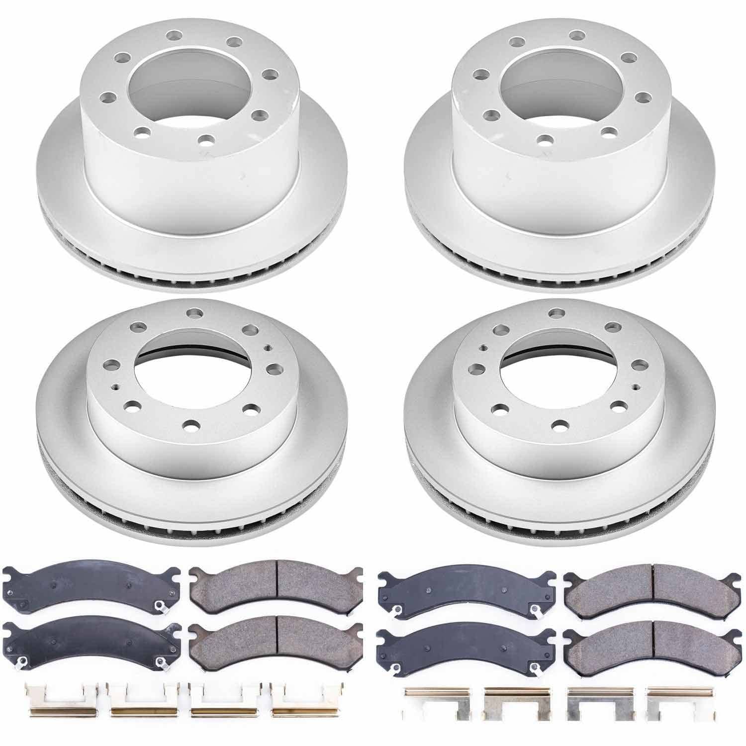 Power Stop - CRK5338 - Front and Rear - Disc Brake Pad and Rotor Kit