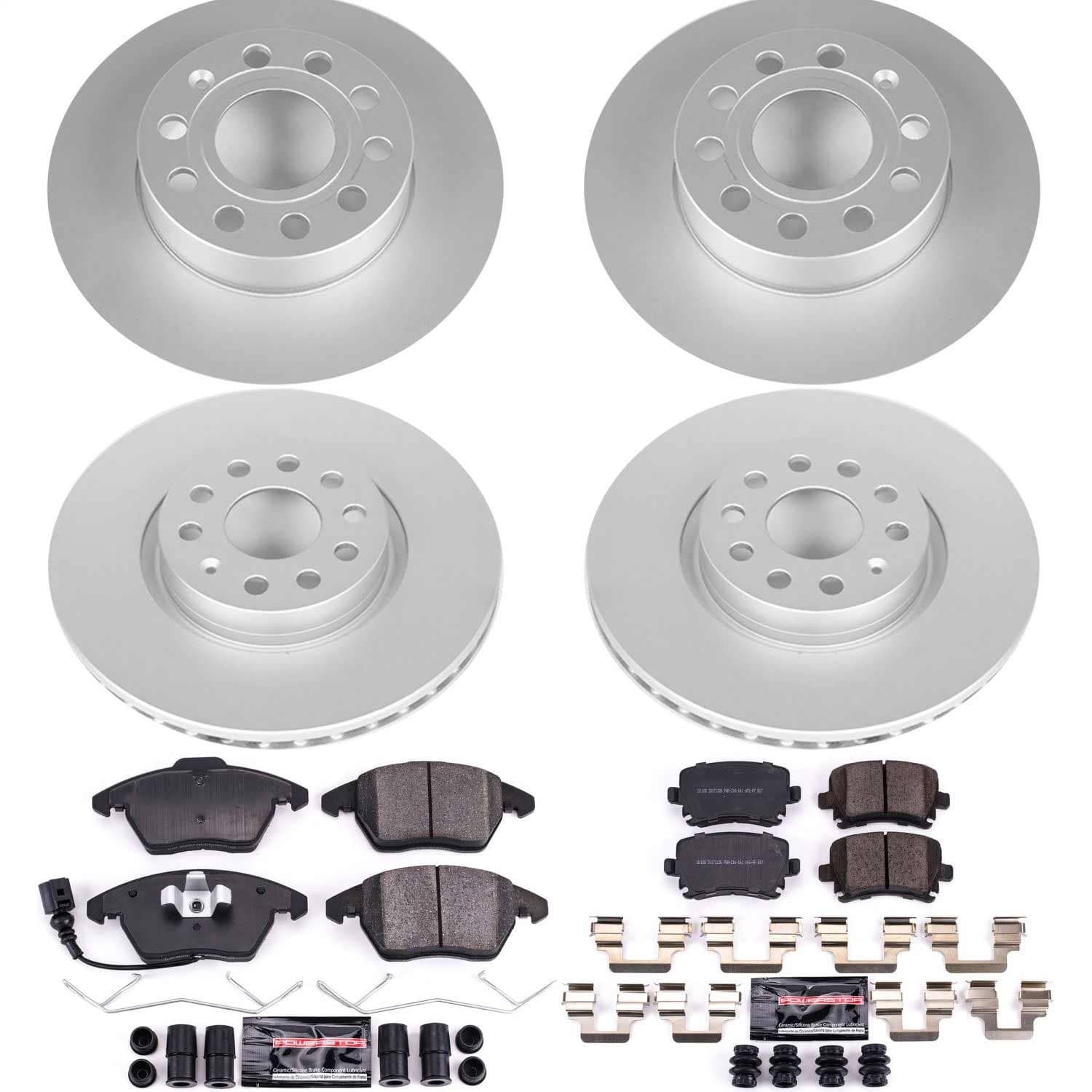 Power Stop - CRK5363 - Front and Rear - Disc Brake Pad and Rotor Kit