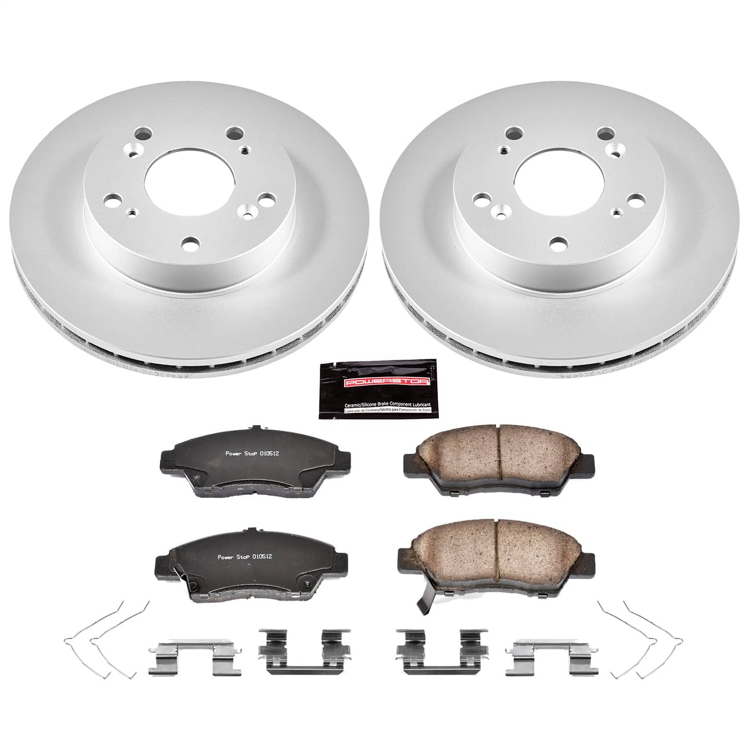 Power Stop - CRK5400 - Front - Disc Brake Pad and Rotor Kit