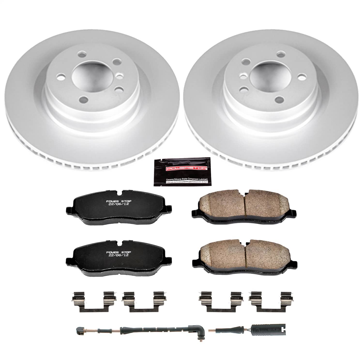 Power Stop - CRK5419 - Front - Disc Brake Pad and Rotor Kit