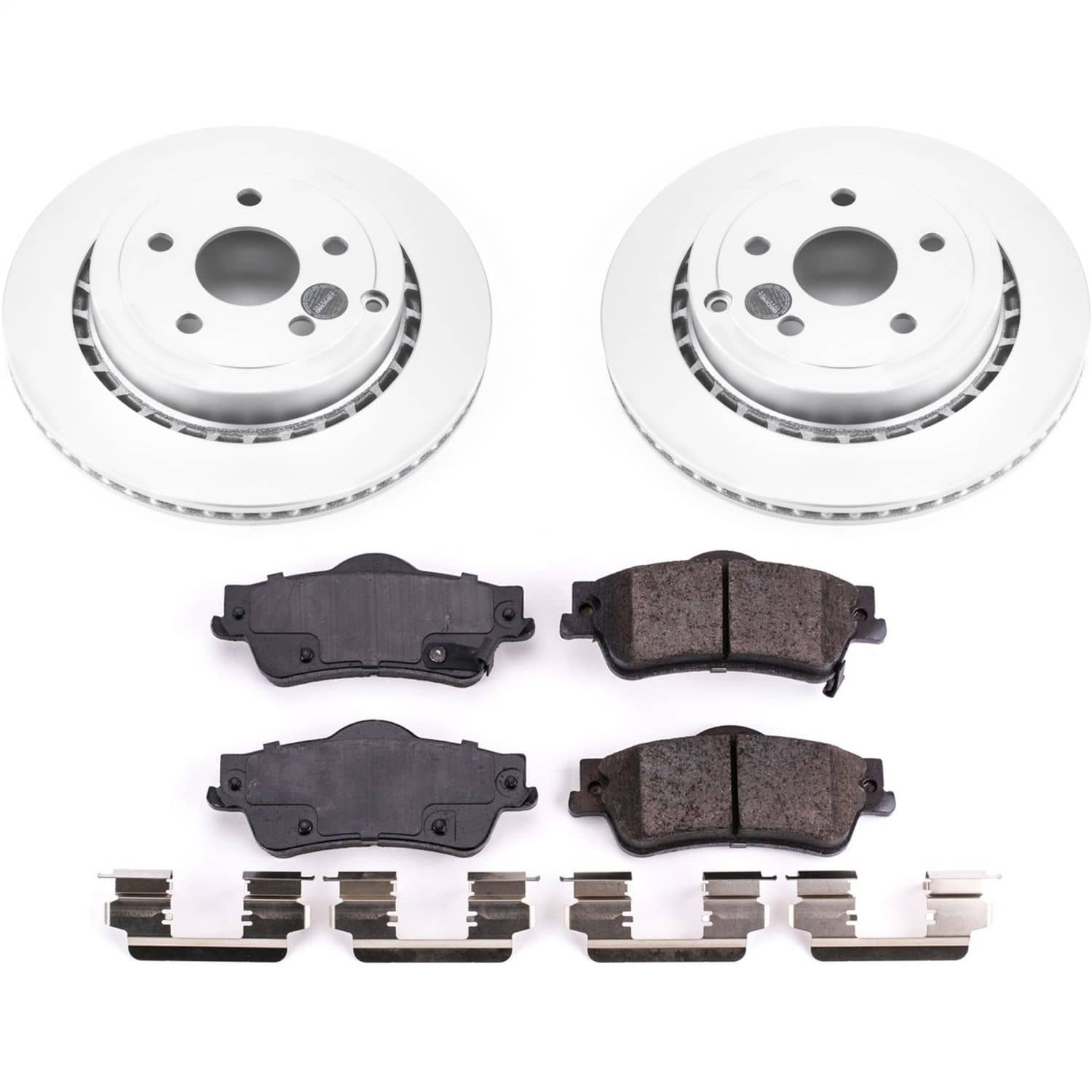 Power Stop - CRK5528 - Rear - Disc Brake Pad and Rotor Kit